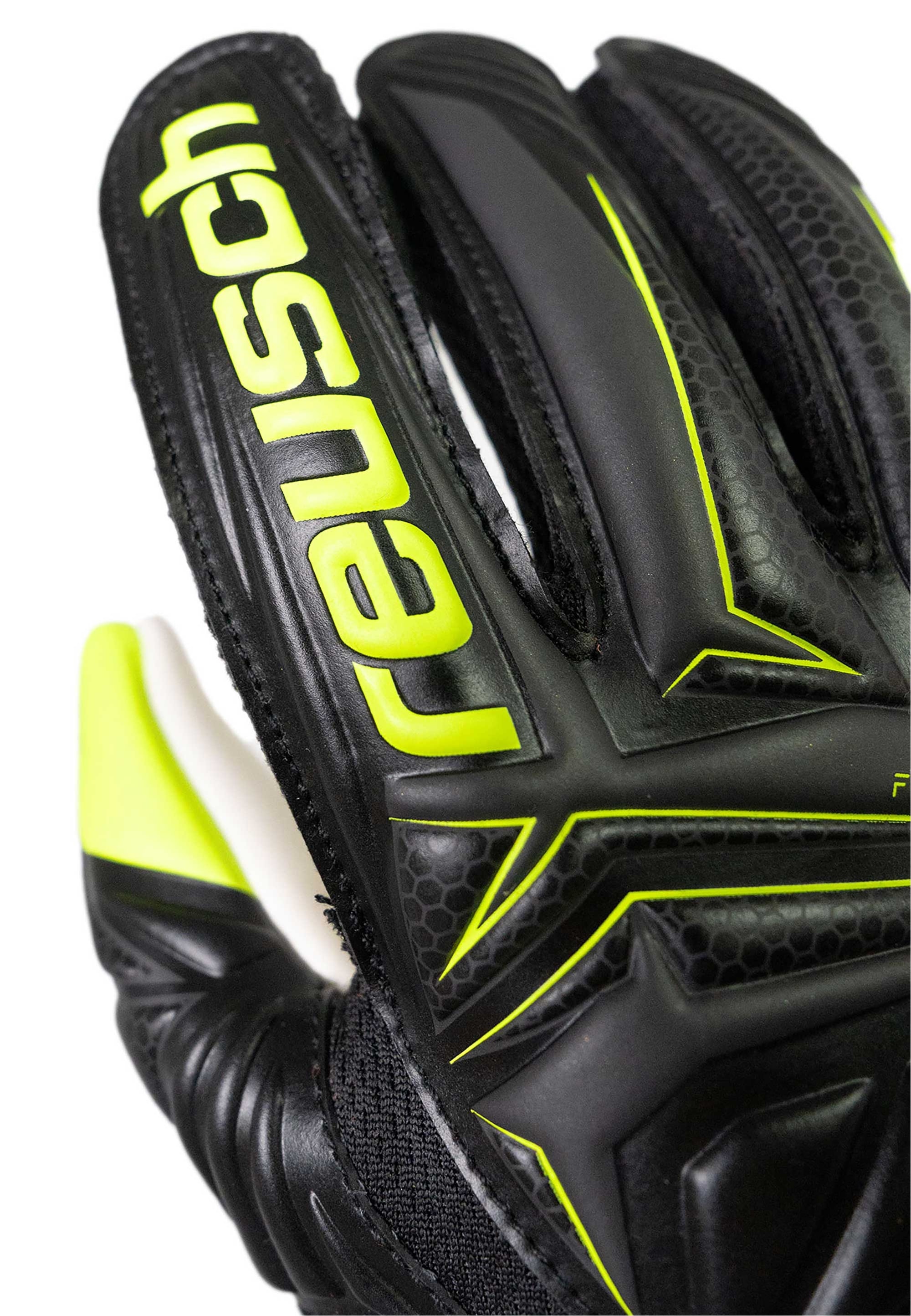 Reusch Torwarthandschuhe »Attrakt Starter Solid Finger Support Junior« mit integriertem Fingersupport-System