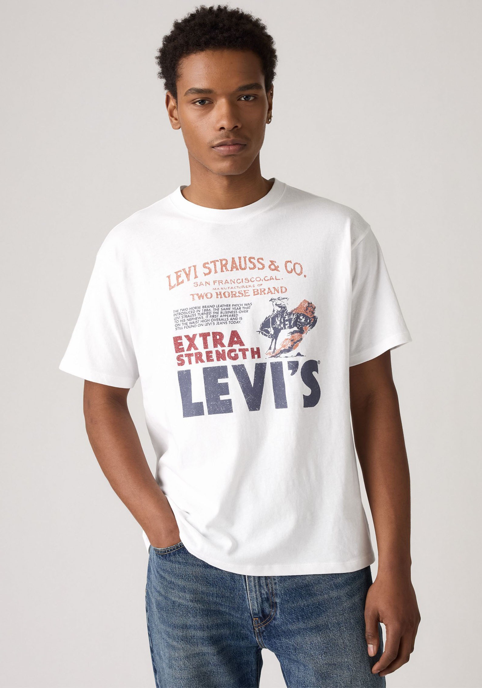 Levis T-Shirt "VINTAGE FIT GRAPHIC TEE", mit Logo Print günstig online kaufen