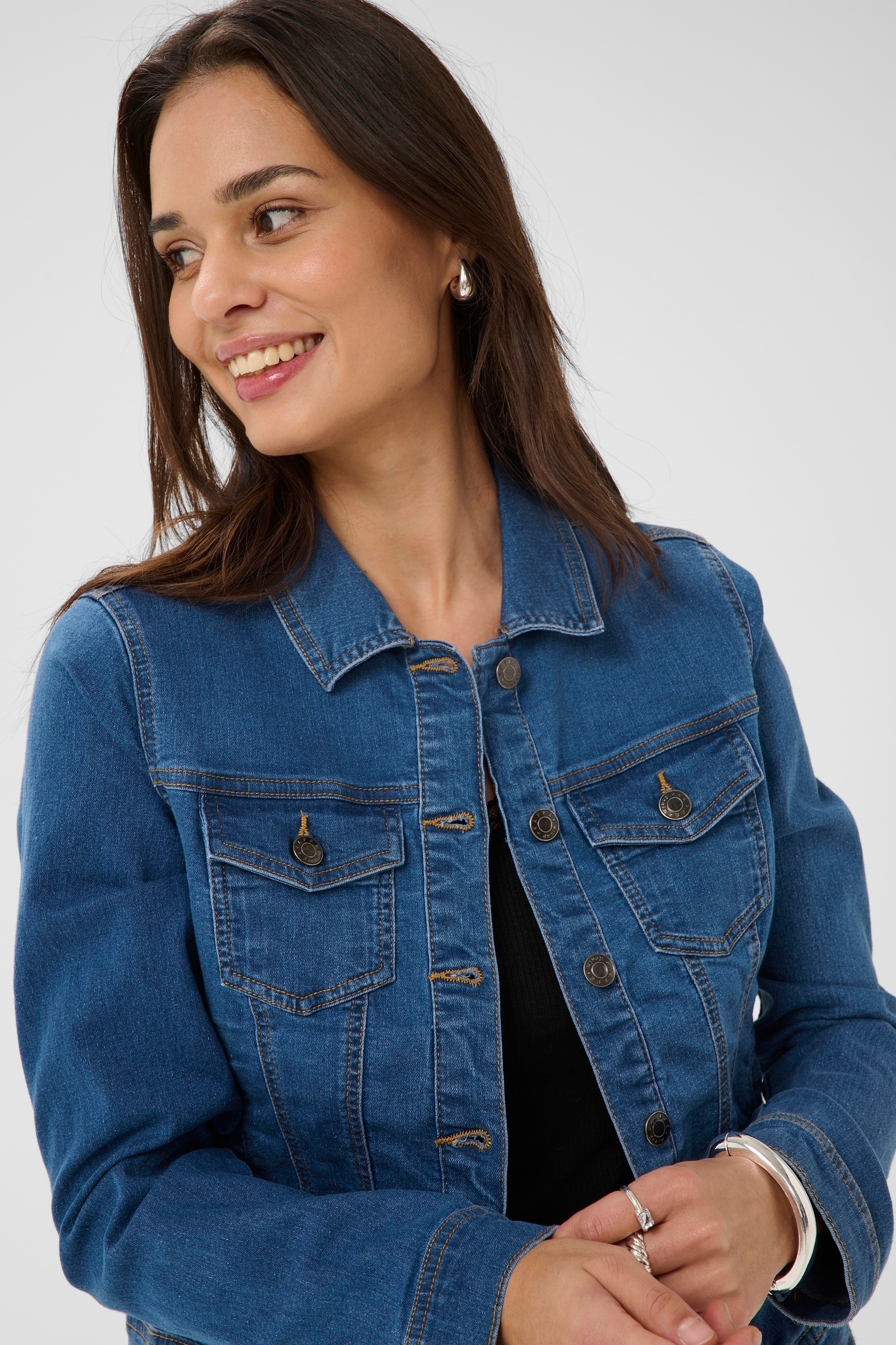 KAFFE Jeansjacke »Damen Jeansjacke KAvilma«