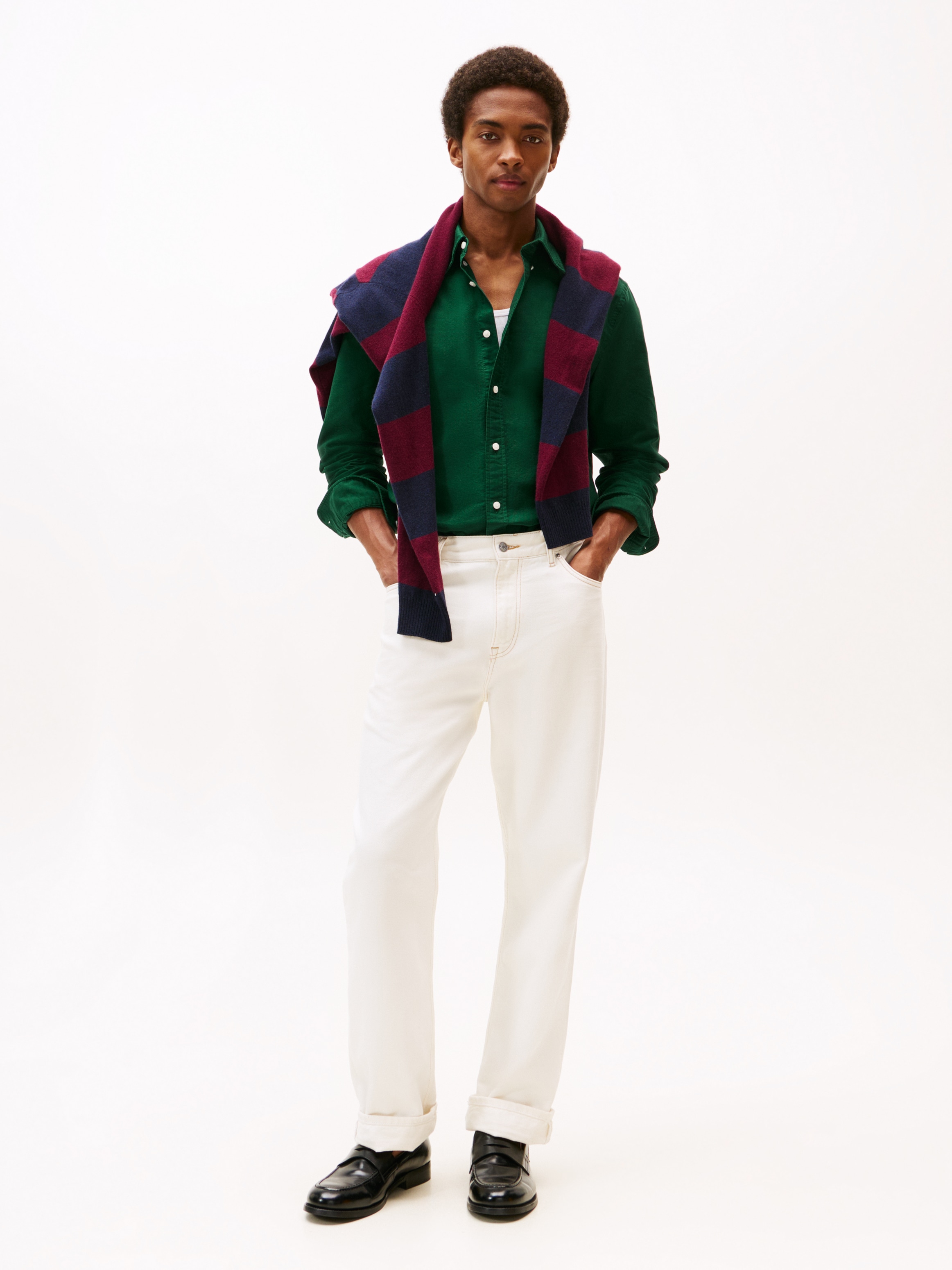 Tommy Hilfiger Langarmhemd »SOLID HERITAGE OXFORD RF SHIRT«