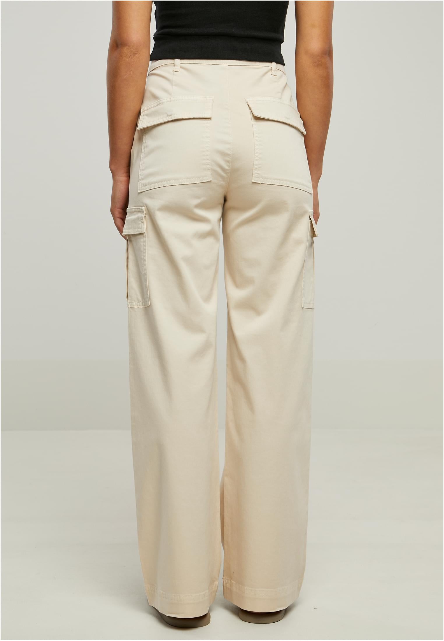 für Pants«, URBAN Wide bestellen Cargo BAUR Twill »Damen Stoffhose | Leg CLASSICS tlg.) Waist High (1 Ladies