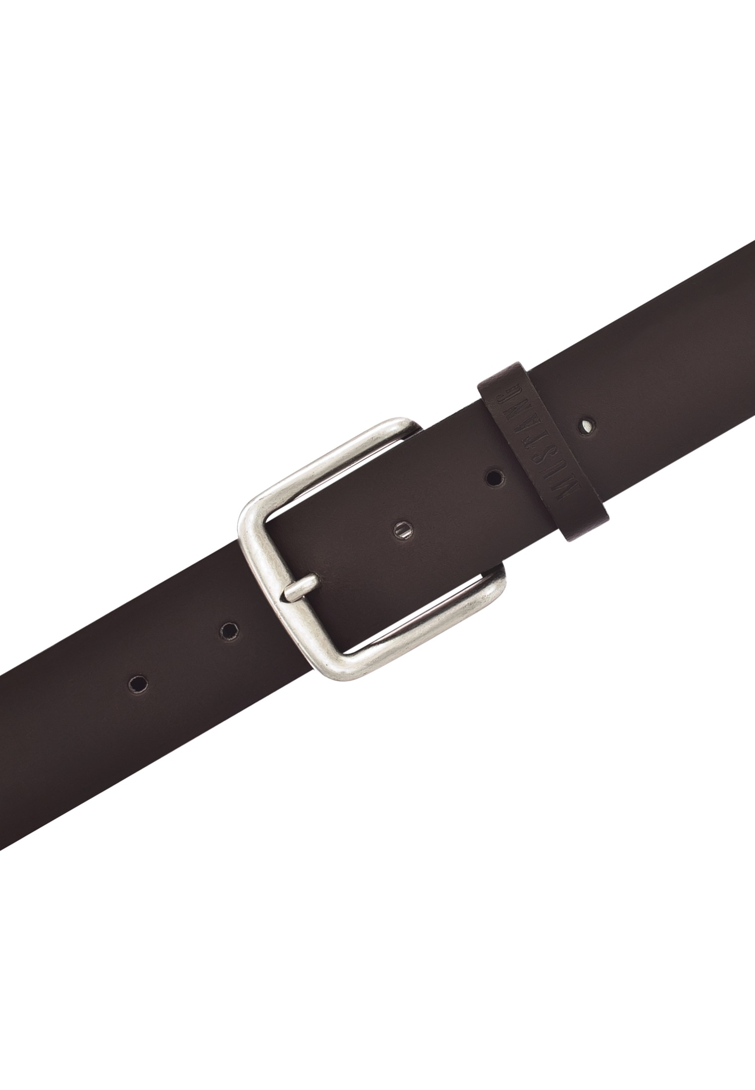 MUSTANG Ledergürtel, Klassische Dornschließe in leichter Used-Optik, 4 cm günstig online kaufen