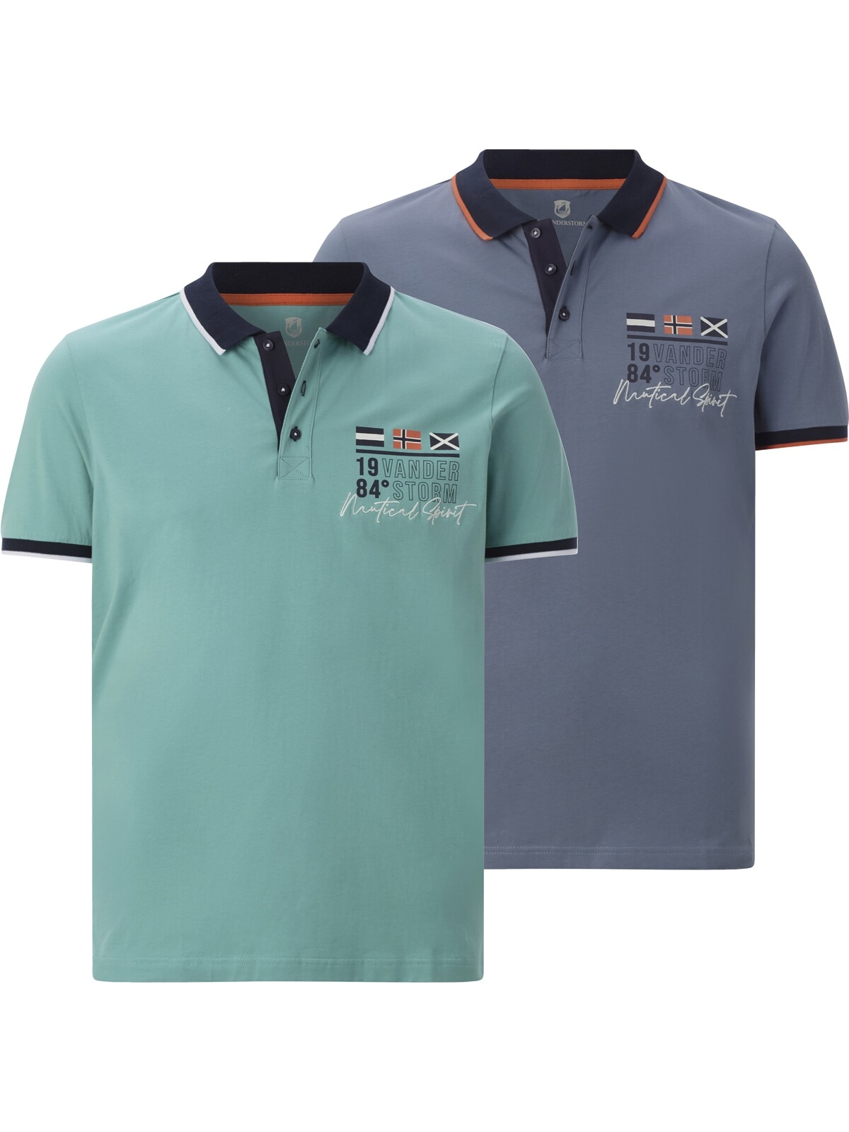 Jan Vanderstorm Poloshirt »Doppelpack Poloshirt MORKLUND«
