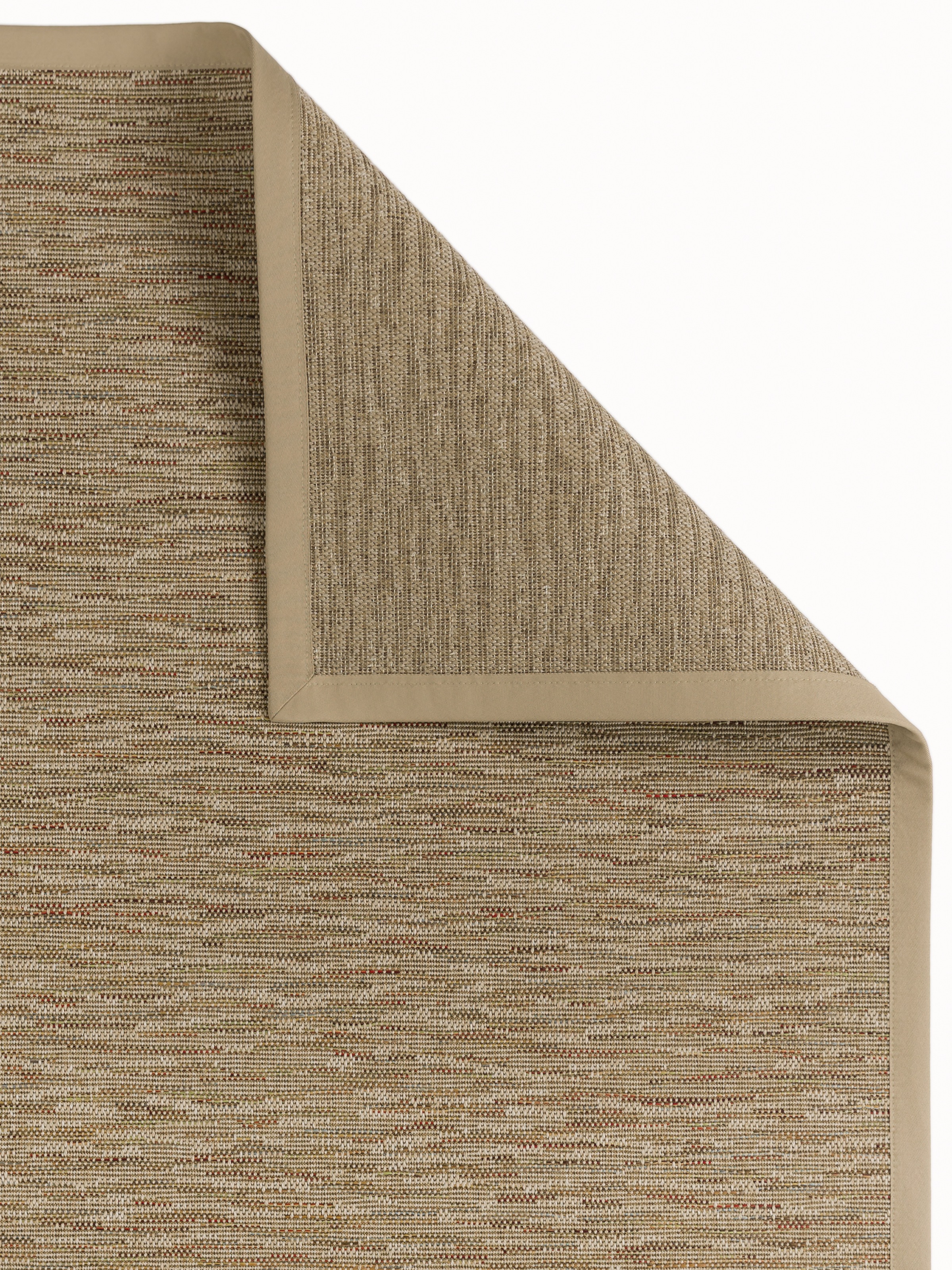 Teppich DEKOWE "Basic S2 Multi", beige (natur), B:120cm H:10mm L:170cm, Kunstfaser, Teppiche, Teppich, meliert, Sisaloptik, mit Bordüre, In- und Outdoor geeignet 3
