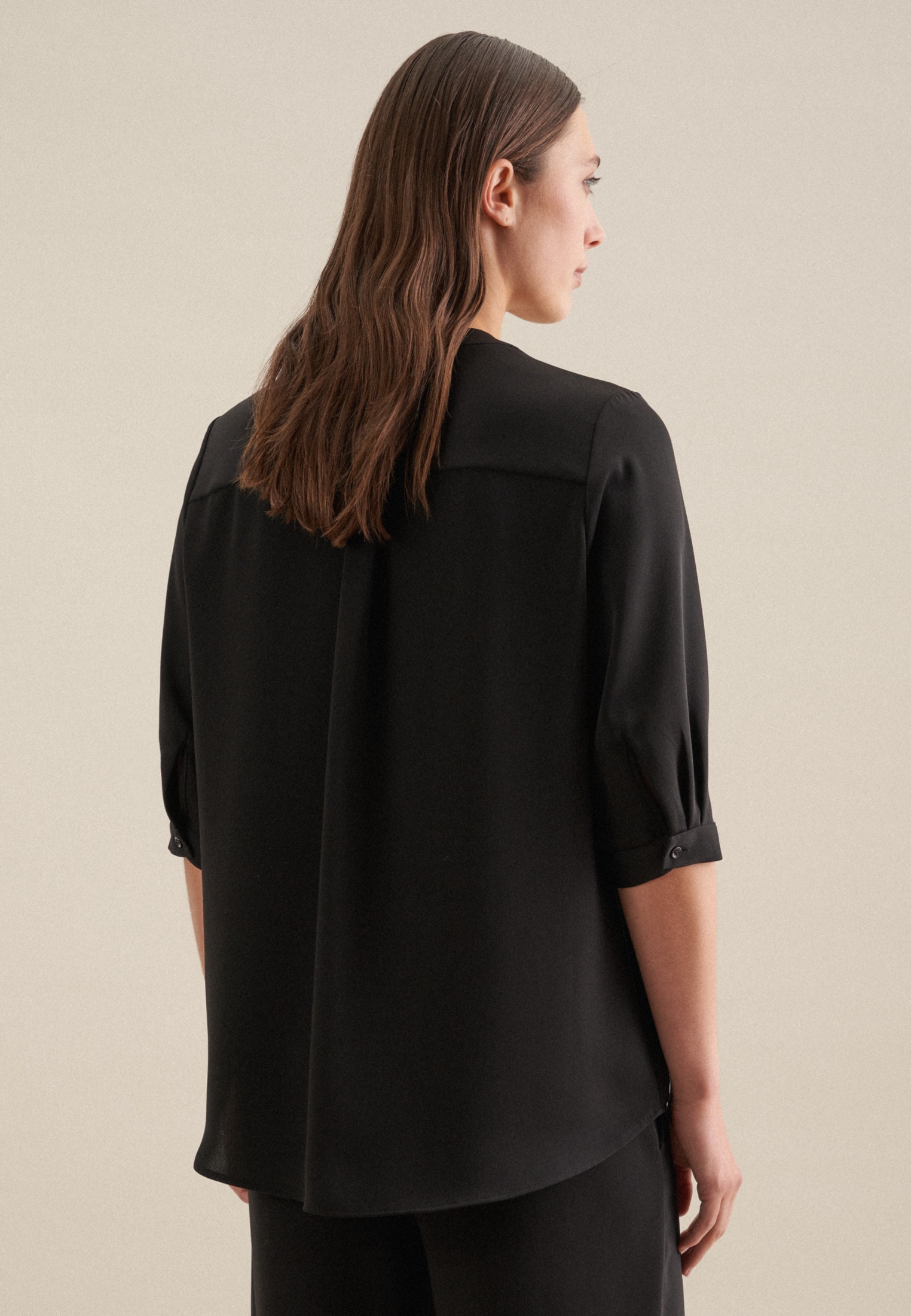 seidensticker Klassische Bluse "Schwarze Rose", Tunika Uni günstig online kaufen