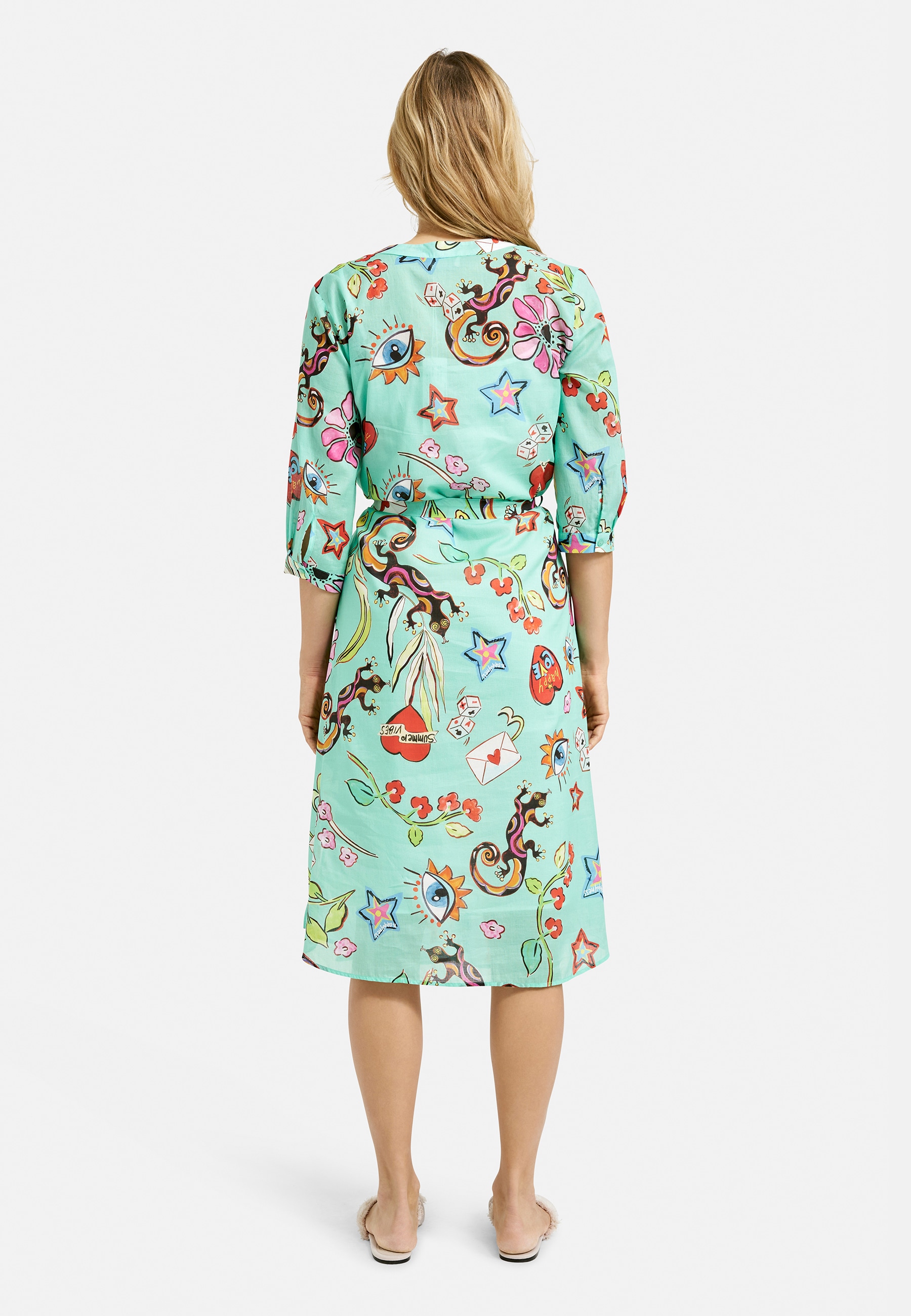 Milano Italy Sommerkleid, mit Bindegürtel