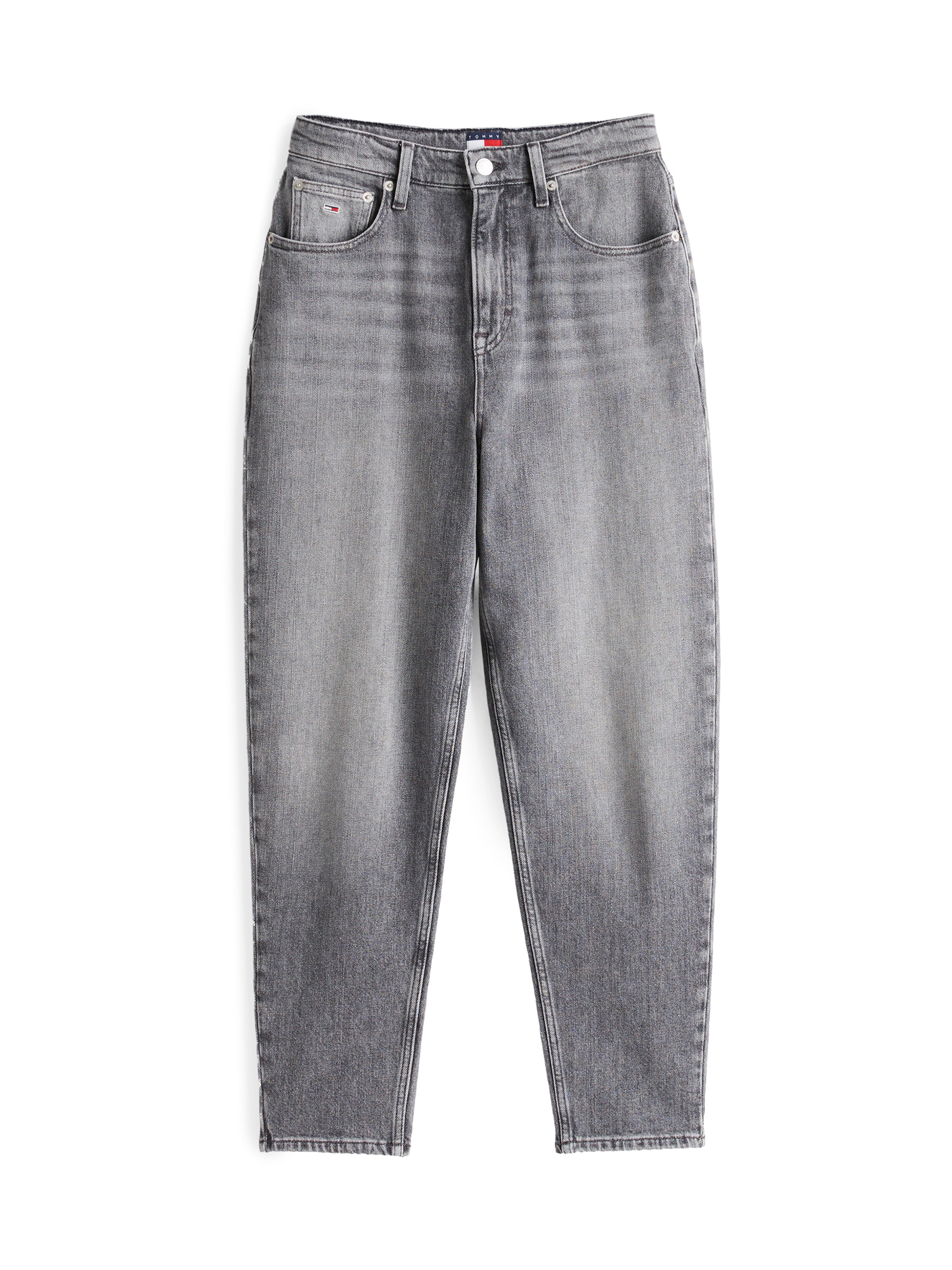 Tommy Jeans Mom-Jeans »High waist - Mom-Jeans Tapered«, mit Logo-Stickereien, in knöchelfreier Länge