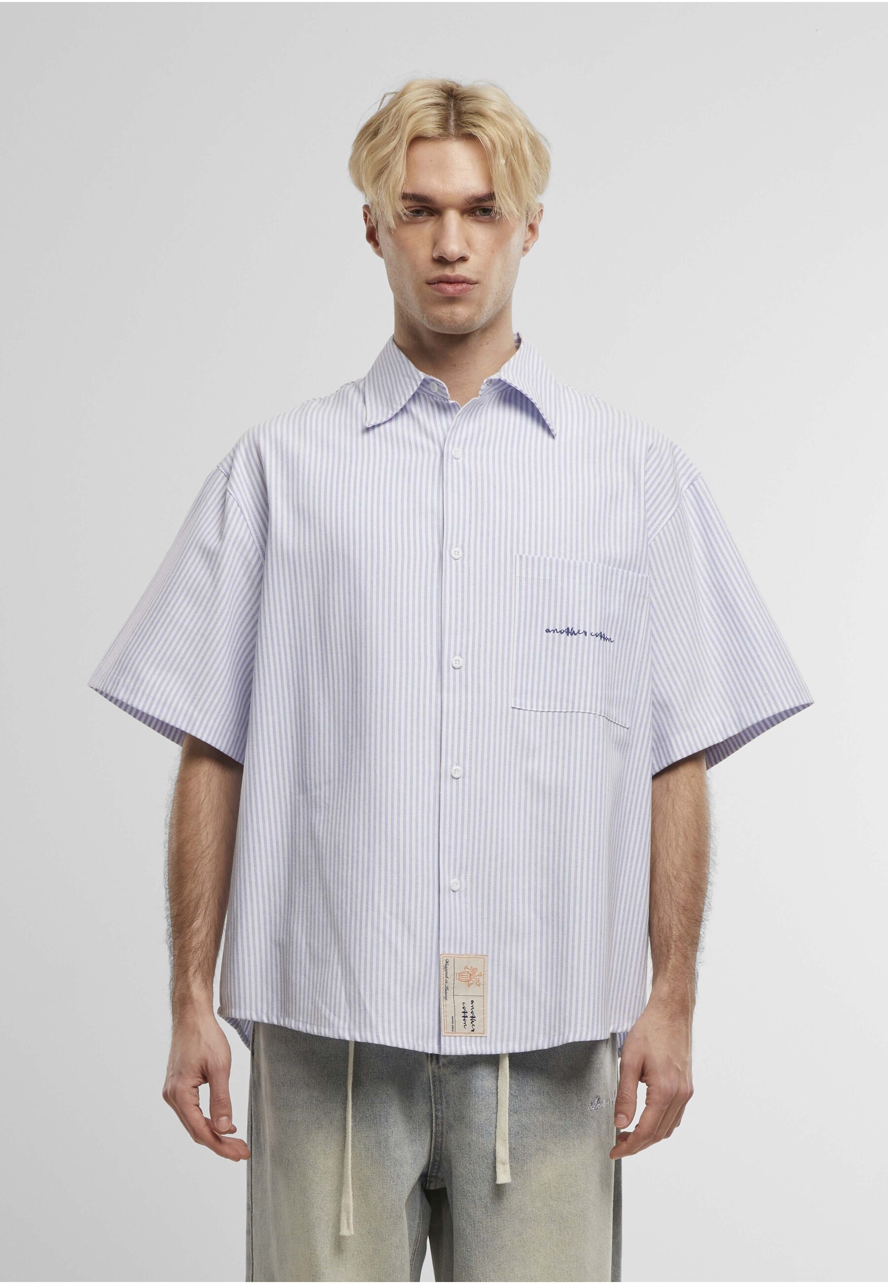 Another Cotton Lab Langarmhemd »Another Cotton Lab Oversized Short Sleeve Shirt« 1