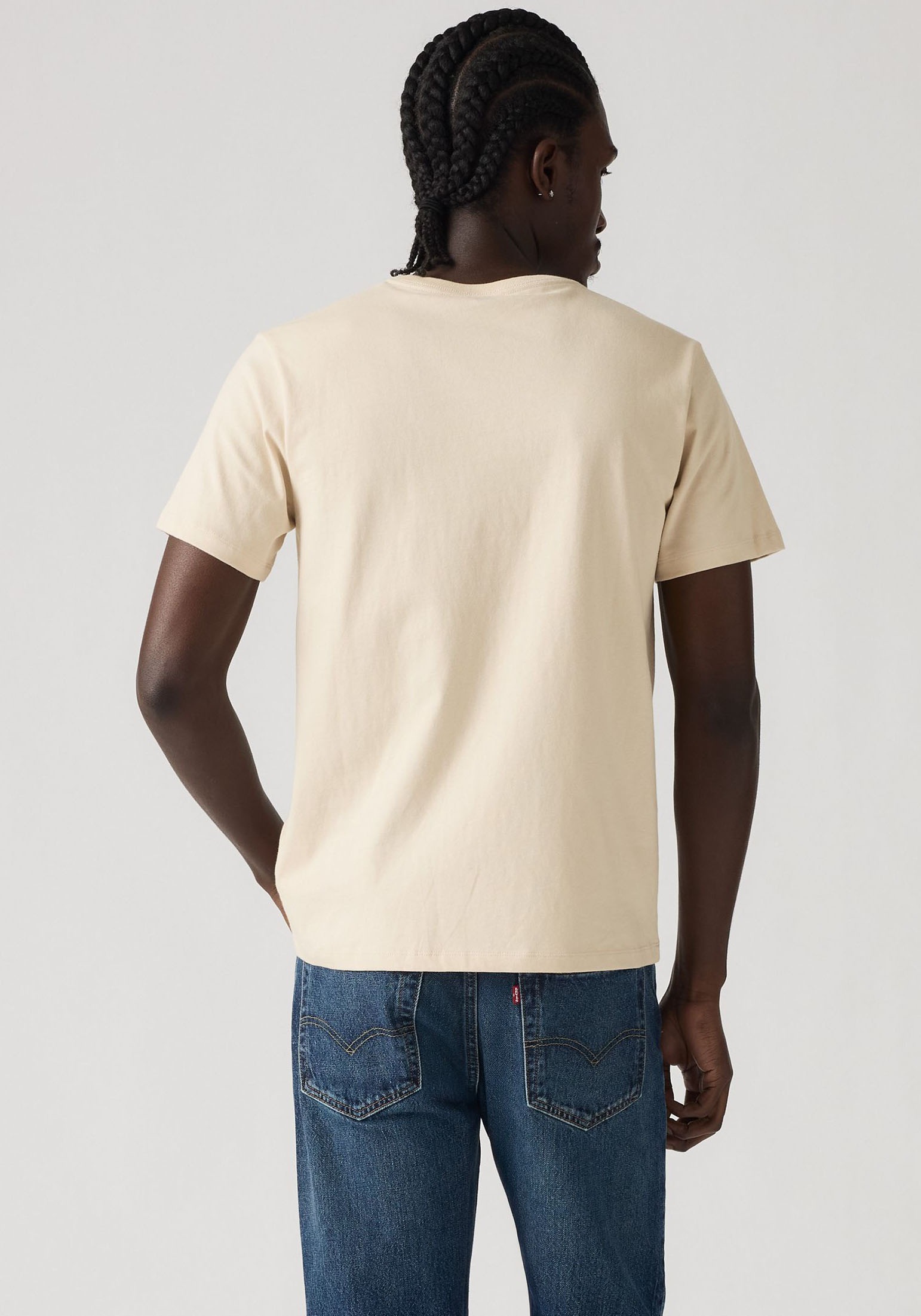 Thumbnail - Levis V-Shirt "LE ORIGINAL HM VNECK" mit Logostickerei