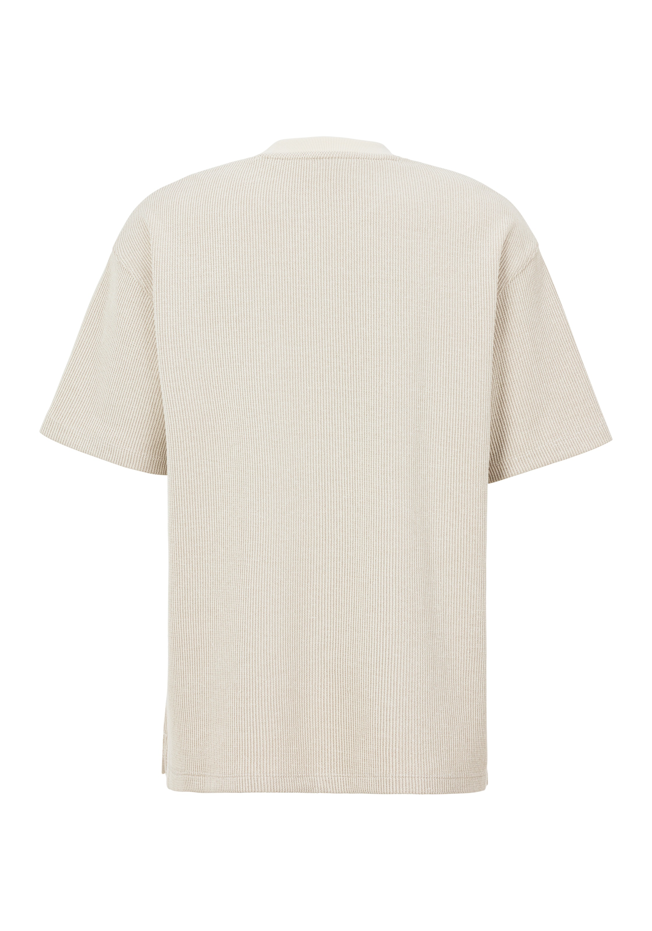HUGO Blue T-Shirt »Nuwaffle«, mit Waffelmuster