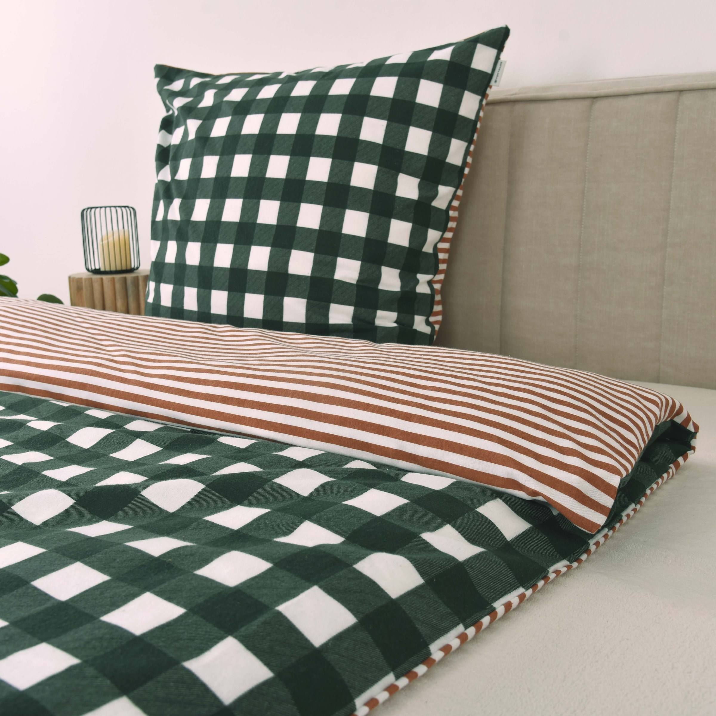 TOM TAILOR HOME Bettwäsche »CLASSIC CHECK in Gr. 135x200cm oder 155x220cm«, new bedroom, gewebtes Label