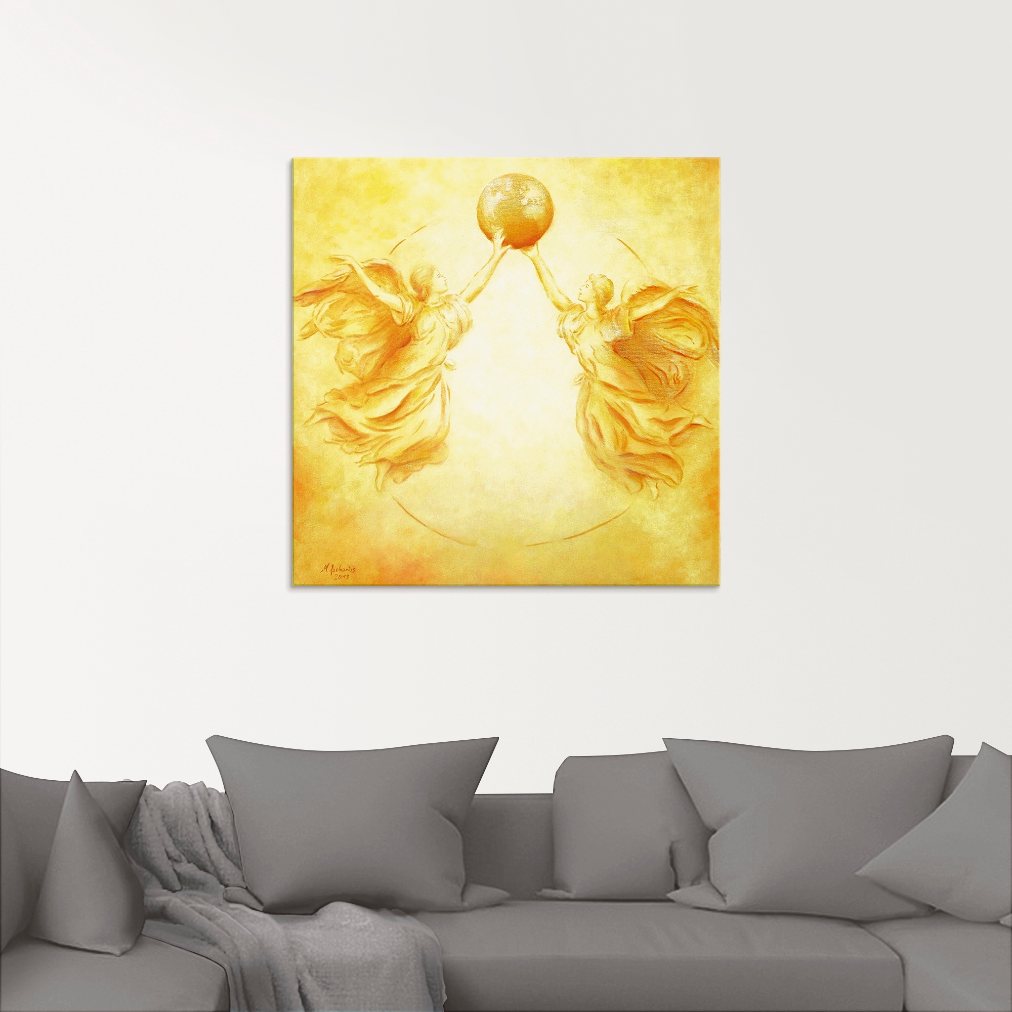 Artland Glasbild »Schutzengel der Erde«, Religion, (1 St.), in verschiedenen Größen