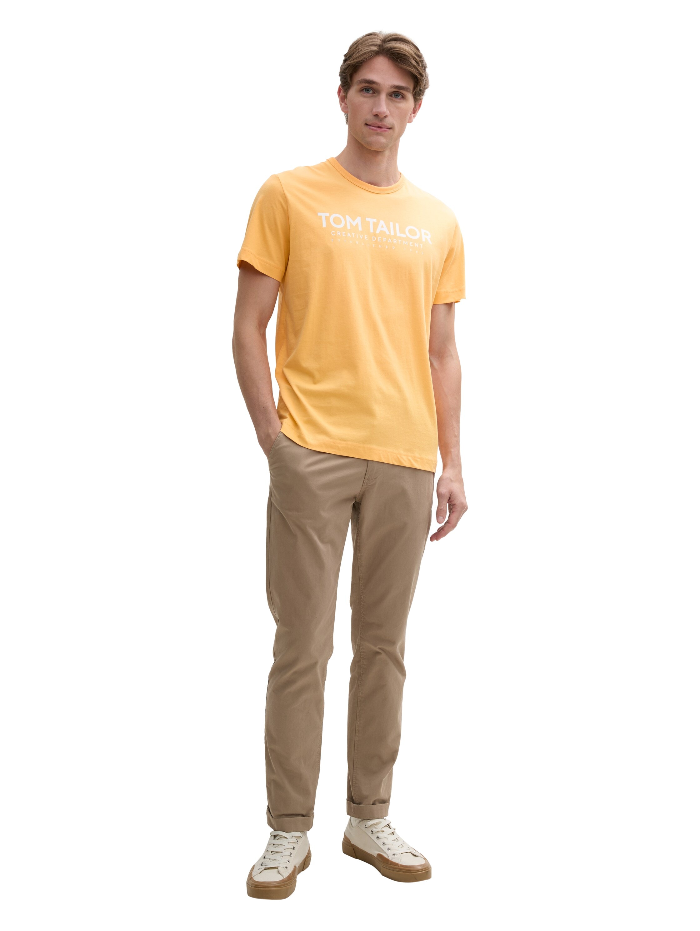 TOM TAILOR Rundhalsshirt mit Logoprint