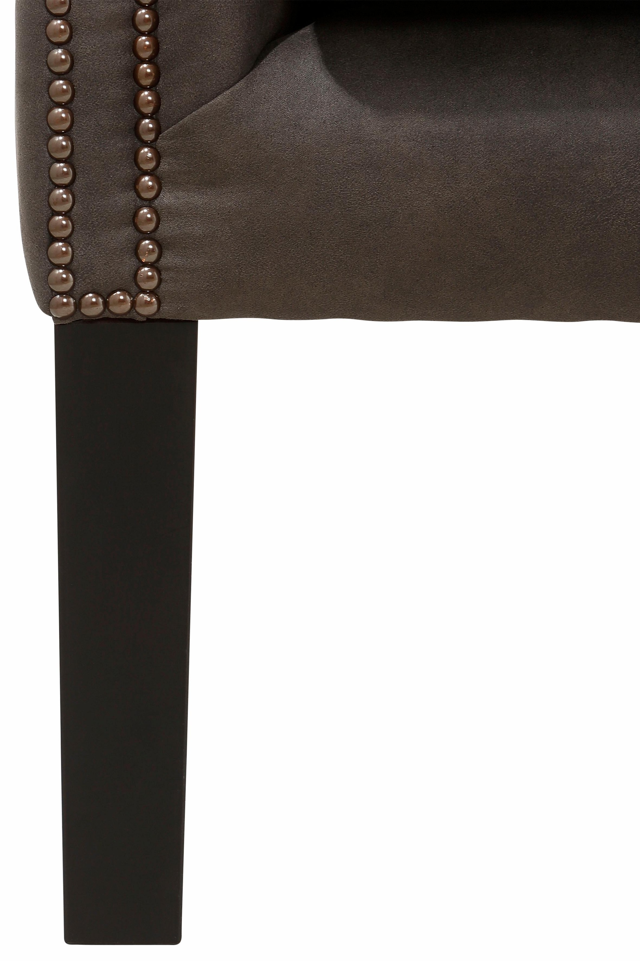 Home affaire Sessel »Bedford Ohrensessel Chesterfield«, mit aufwendiger Knopfheftung und geschwungenen Armlehnen