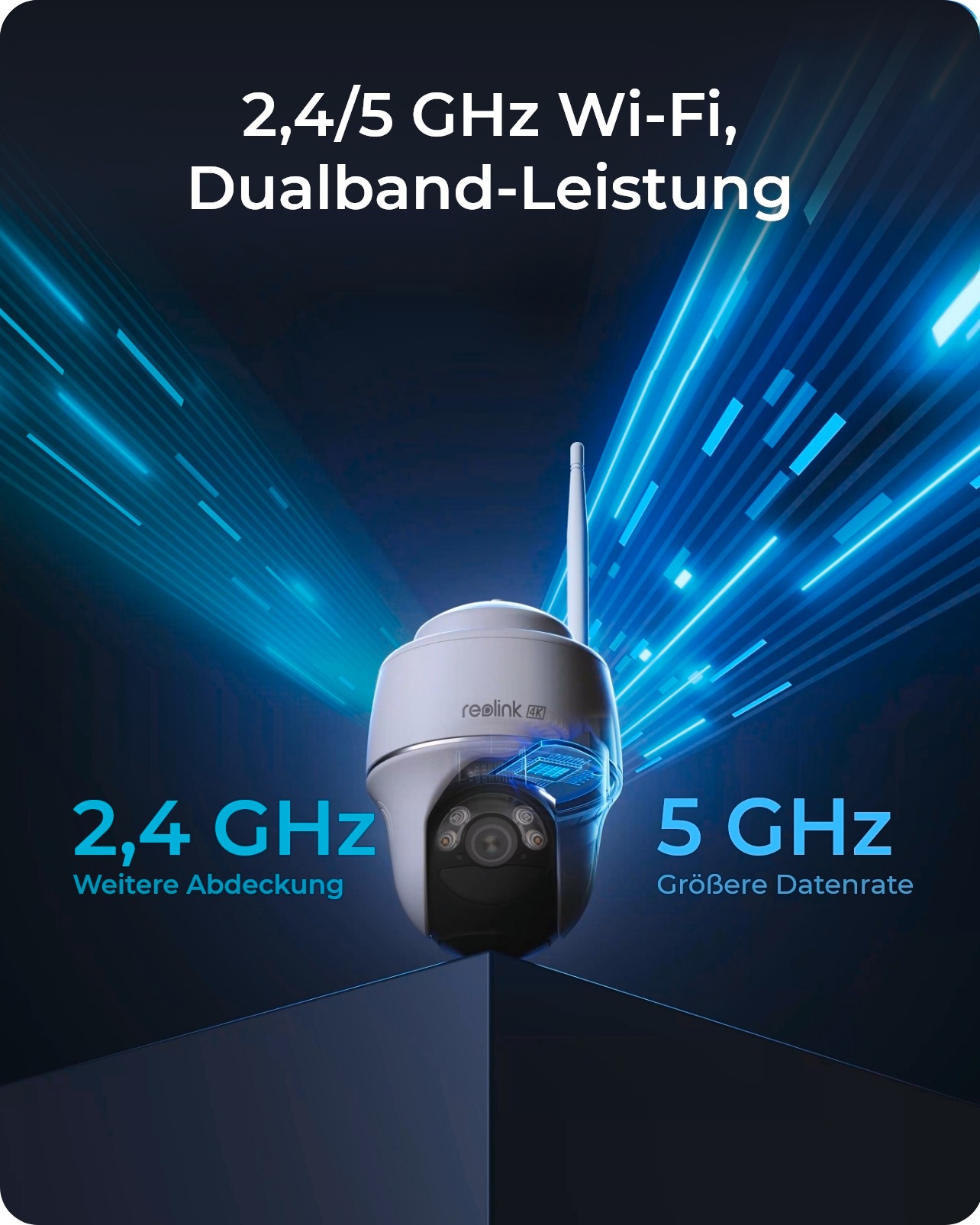 Reolink Überwachungskamera »Argus Series B440 Battery-WiFi«, Außenbereich