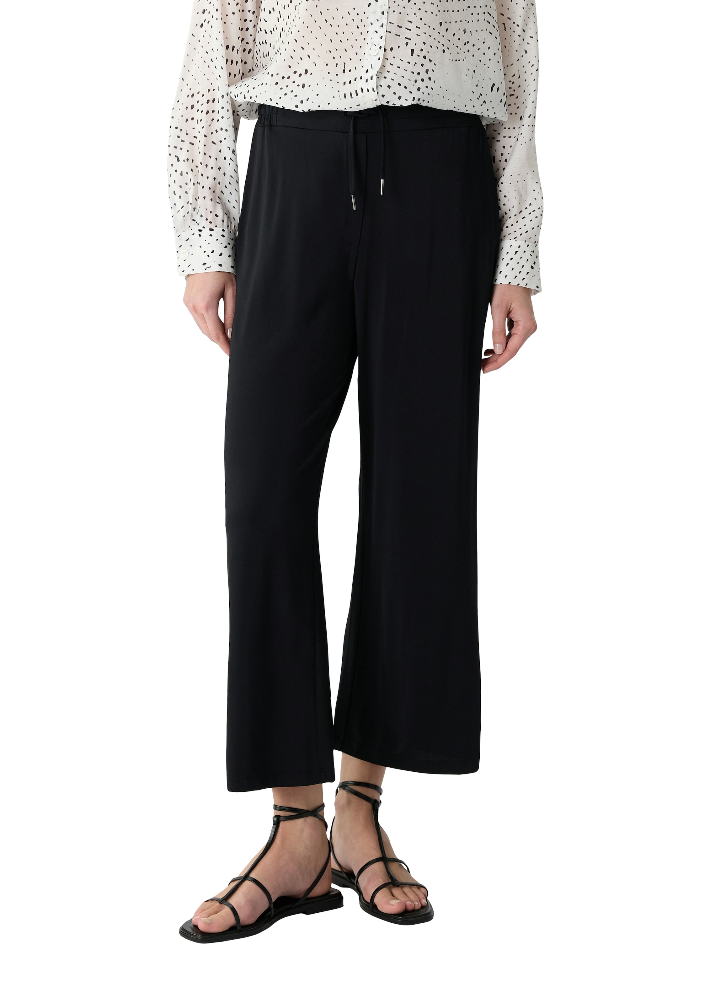 Comma Culotte, Sommerhose mit elastischem Bund günstig online kaufen