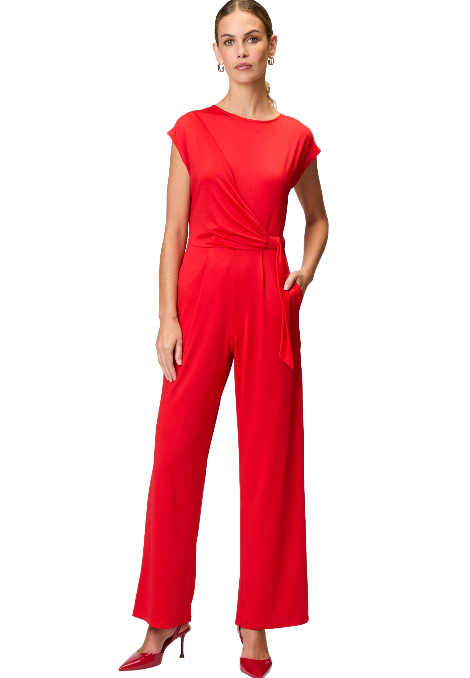 Zero Overall "zero Damen Jumpsuit mit Bindegürtel", (1 tlg.), drapiert /ger günstig online kaufen