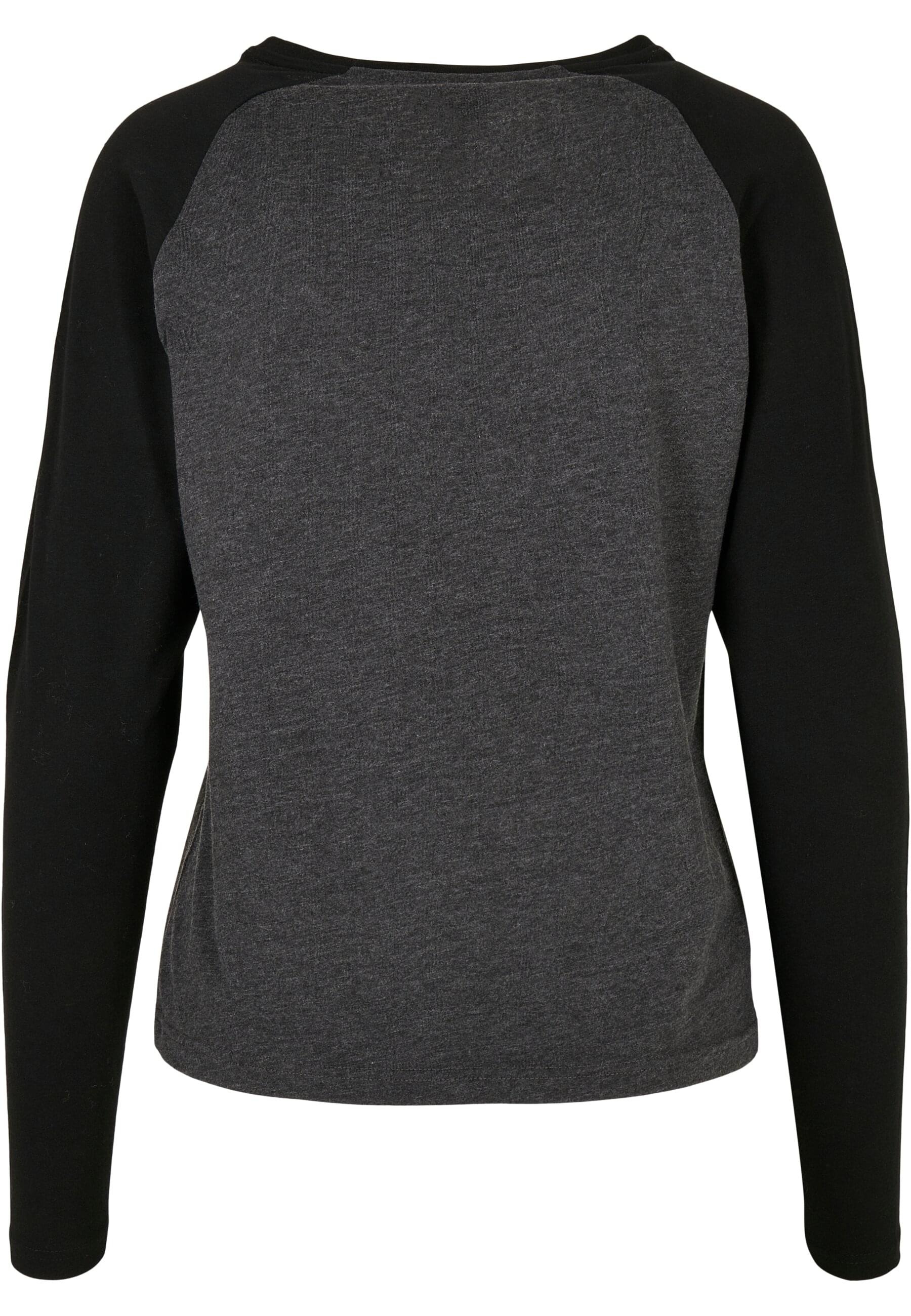 URBAN CLASSICS Langarmshirt "Urban Classics Damen Ladies Contrast Raglan Lo günstig online kaufen