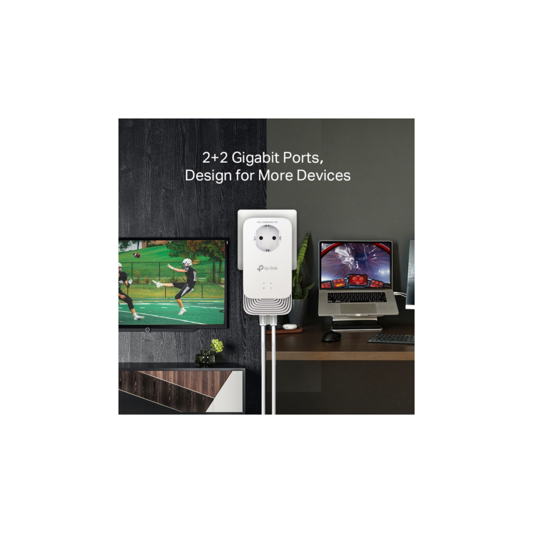 TP-Link Netzwerk-Adapter »G.hn2400 Passthrough Powerline Kit«