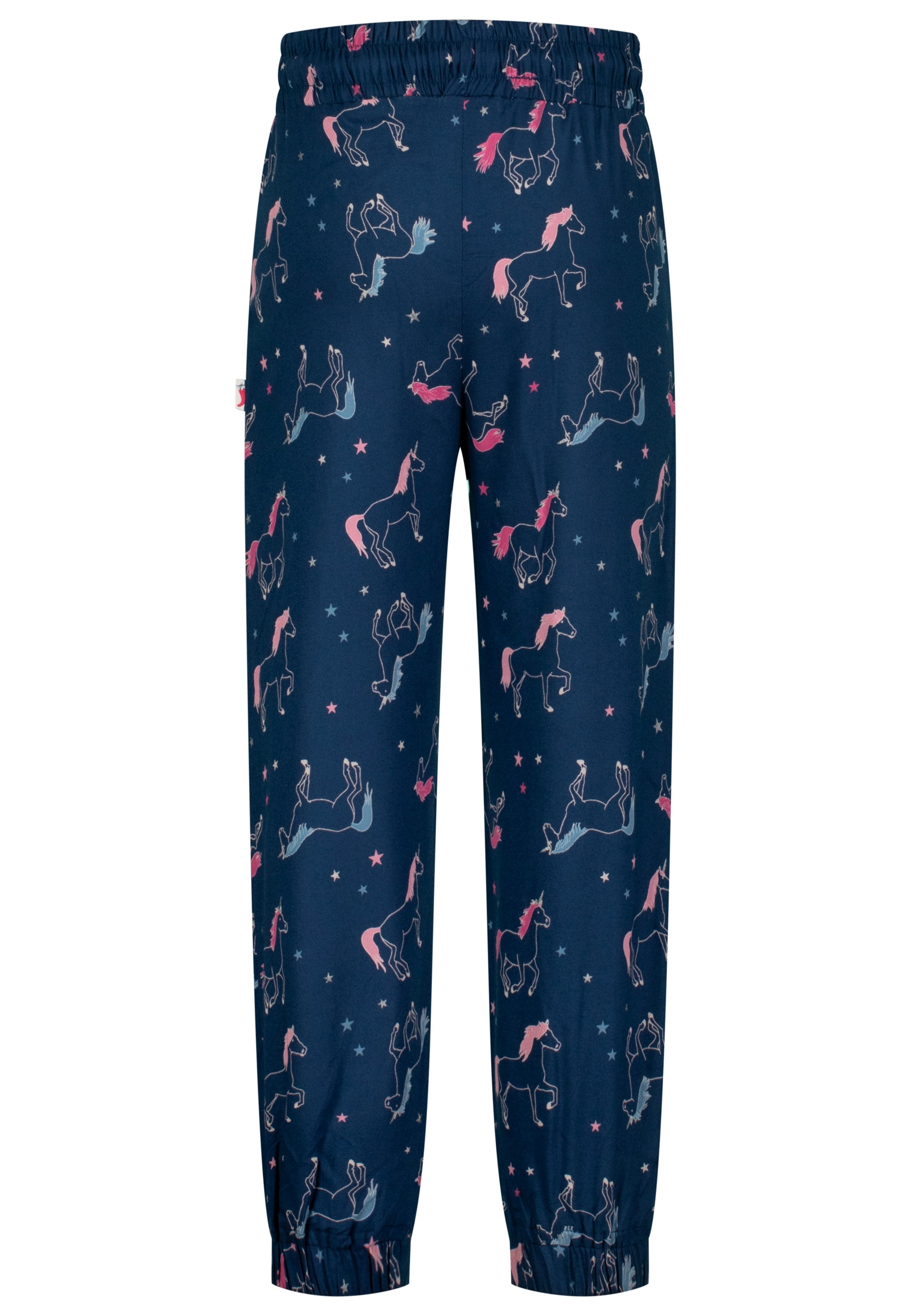 SALT AND PEPPER Stoffhose »sommerlich«, mit Einhorn-Print