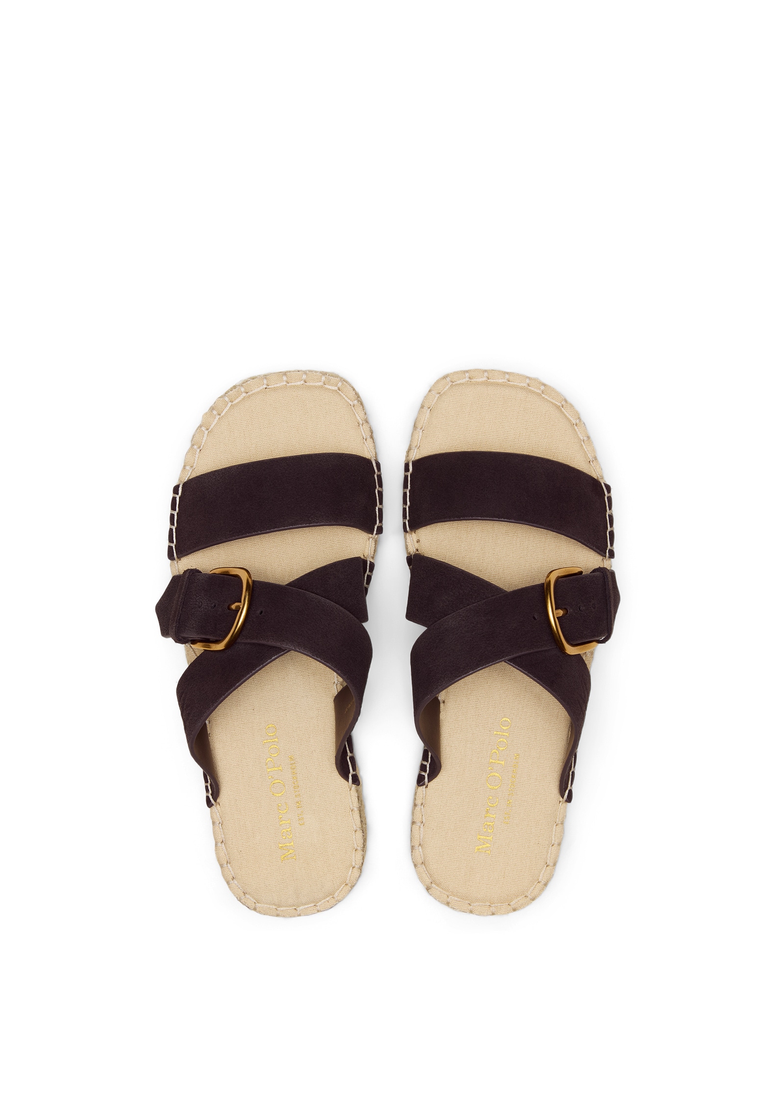 Marc O'Polo Sandale »mit Velourslederriemen«