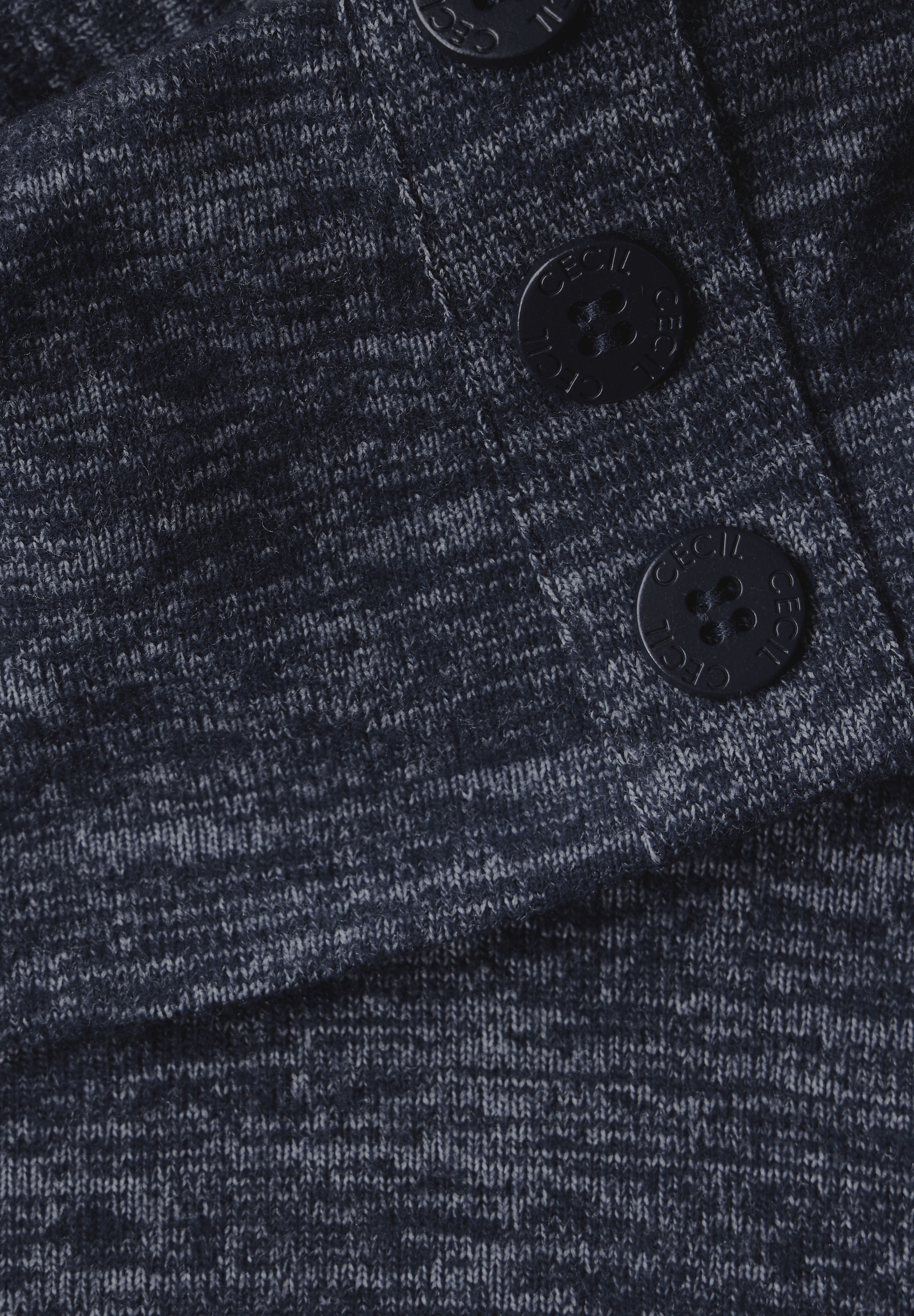 Cecil Langarmshirt, mit Elastiksaum