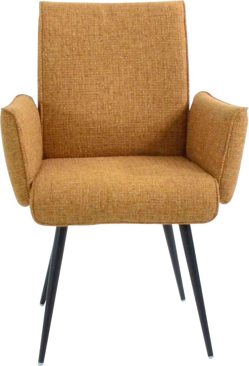 K+W Komfort & Wohnen Armlehnstuhl "Giacomo I" () 1 Stk.4- Fuß-Armlehnenstuh günstig online kaufen