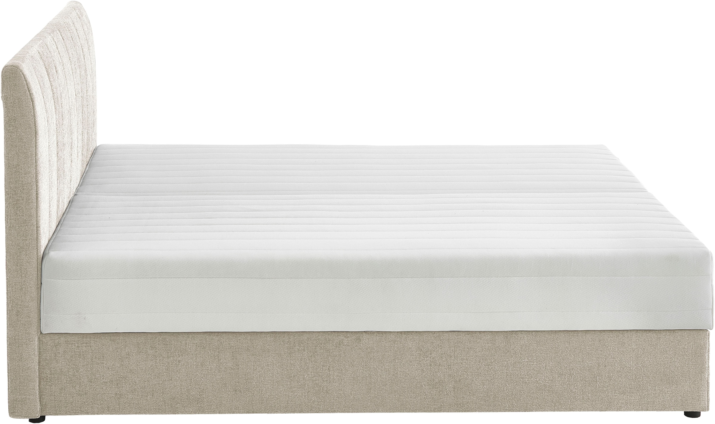 ATLANTIC home collection Boxbett »ALISIA«, mit Taschenfederkern, Bettkasten und Kissenrolle im Originalbezug