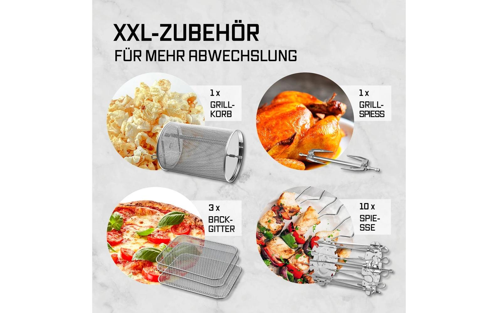 GOURMETmaxx Heißluftfritteuse »12,5 l« 1800 W