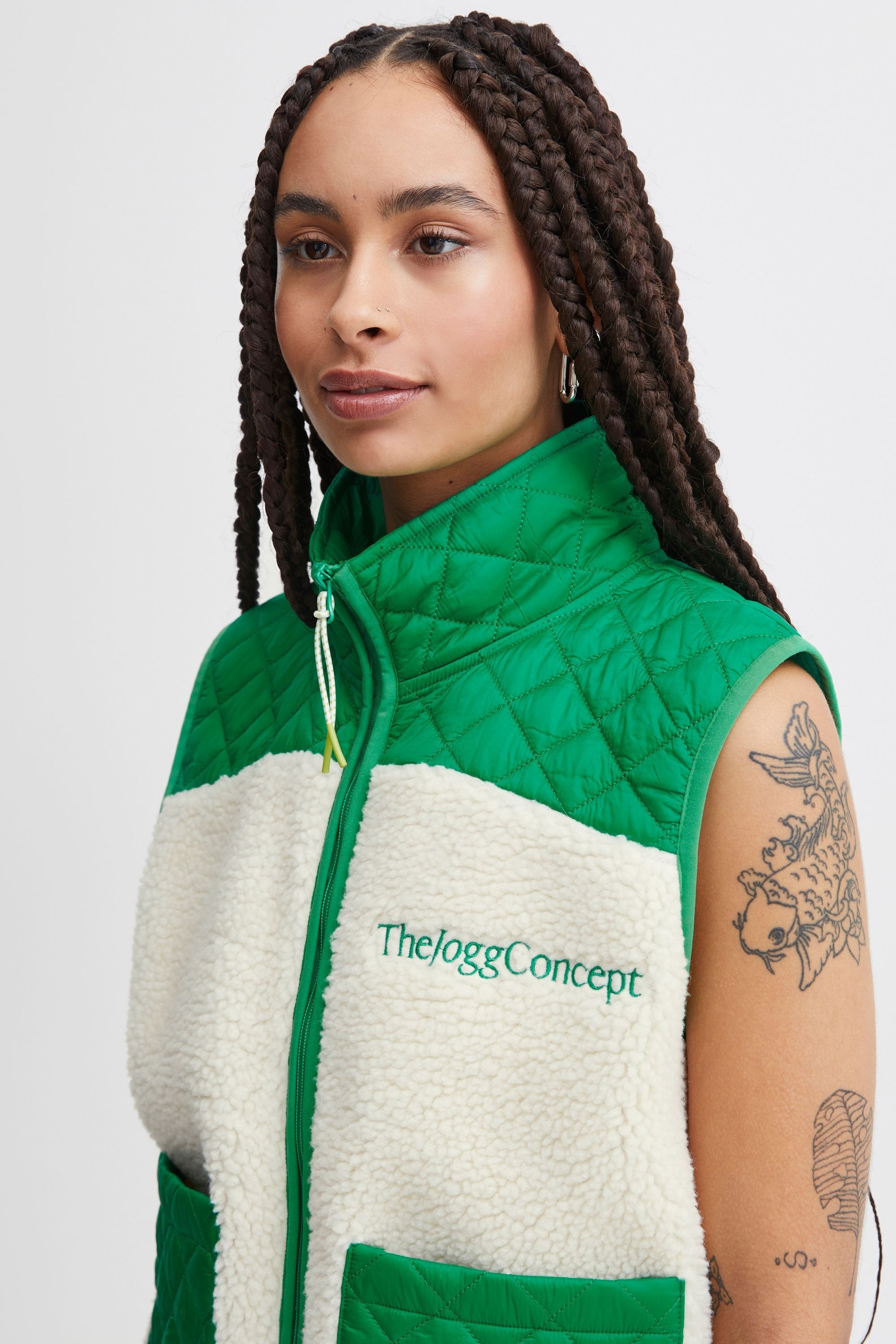 TheJoggConcept Fleeceweste »Fleeceweste JCBerri«, (1 tlg.), Ohne