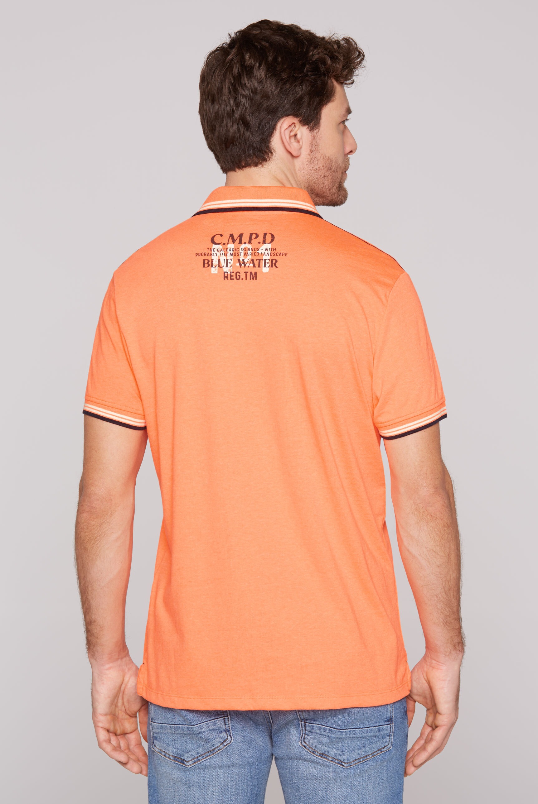 CAMP DAVID Poloshirt, mit Seitenschlitze