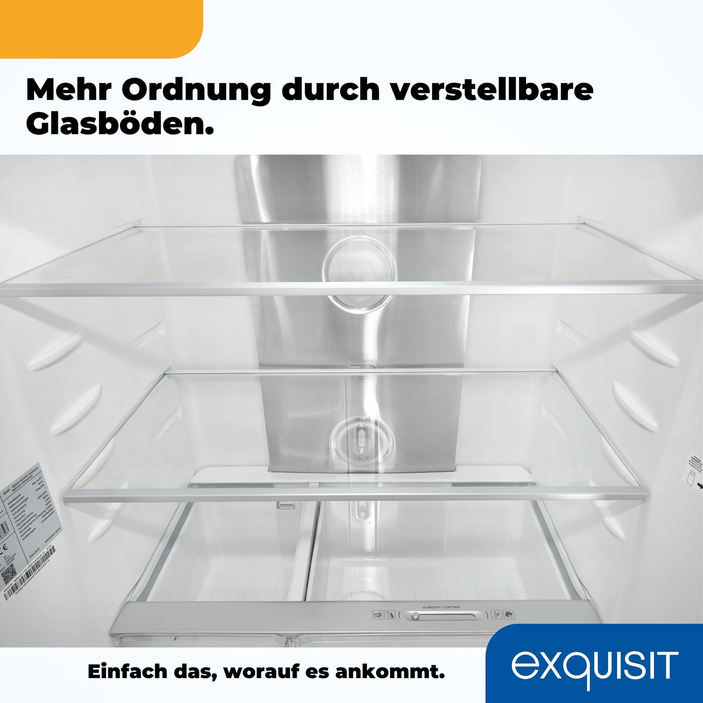 exquisit Multi Door »MD425-150-040C inoxlook-az«