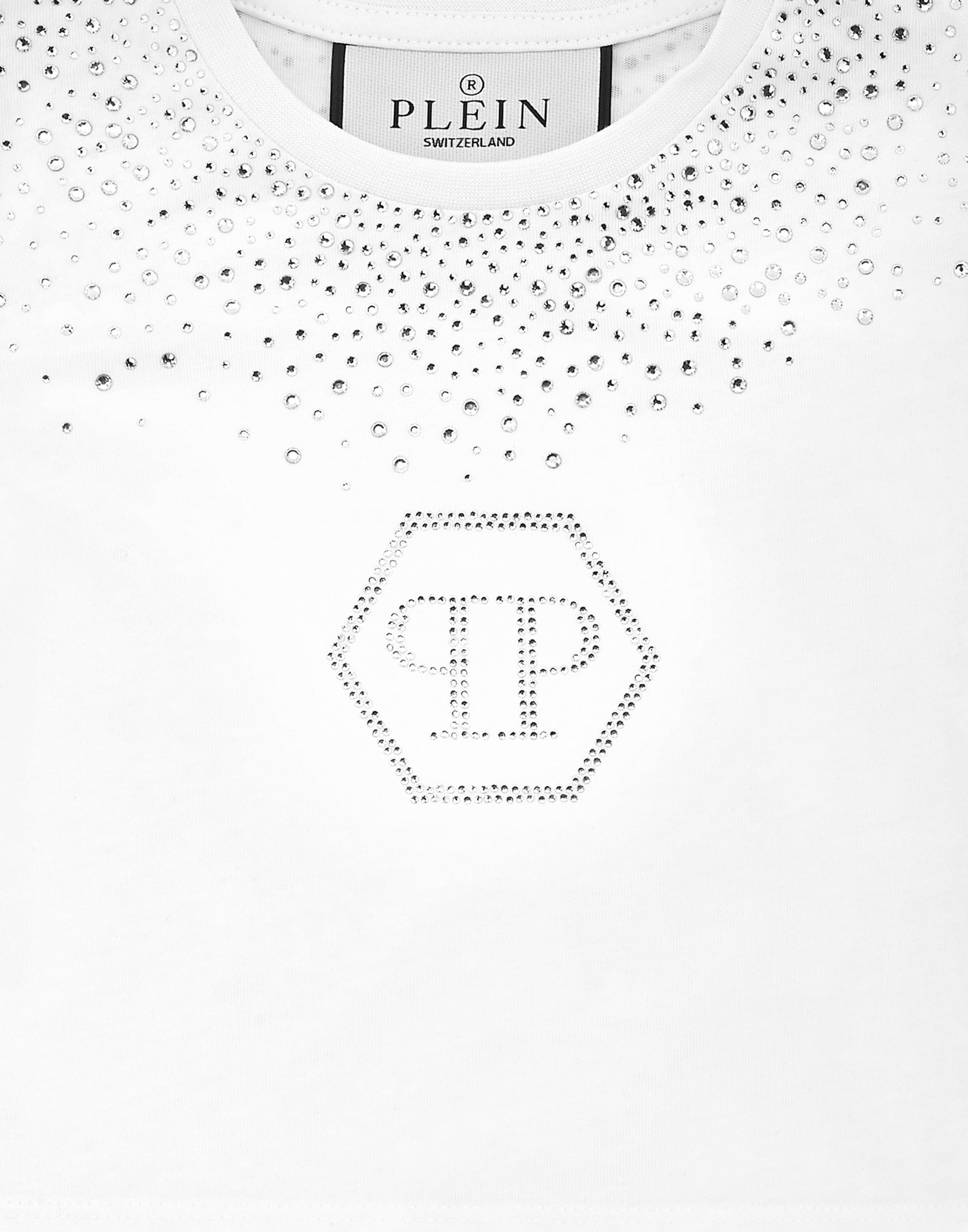 PHILIPP PLEIN T-Shirt »Hexagon Verziert«