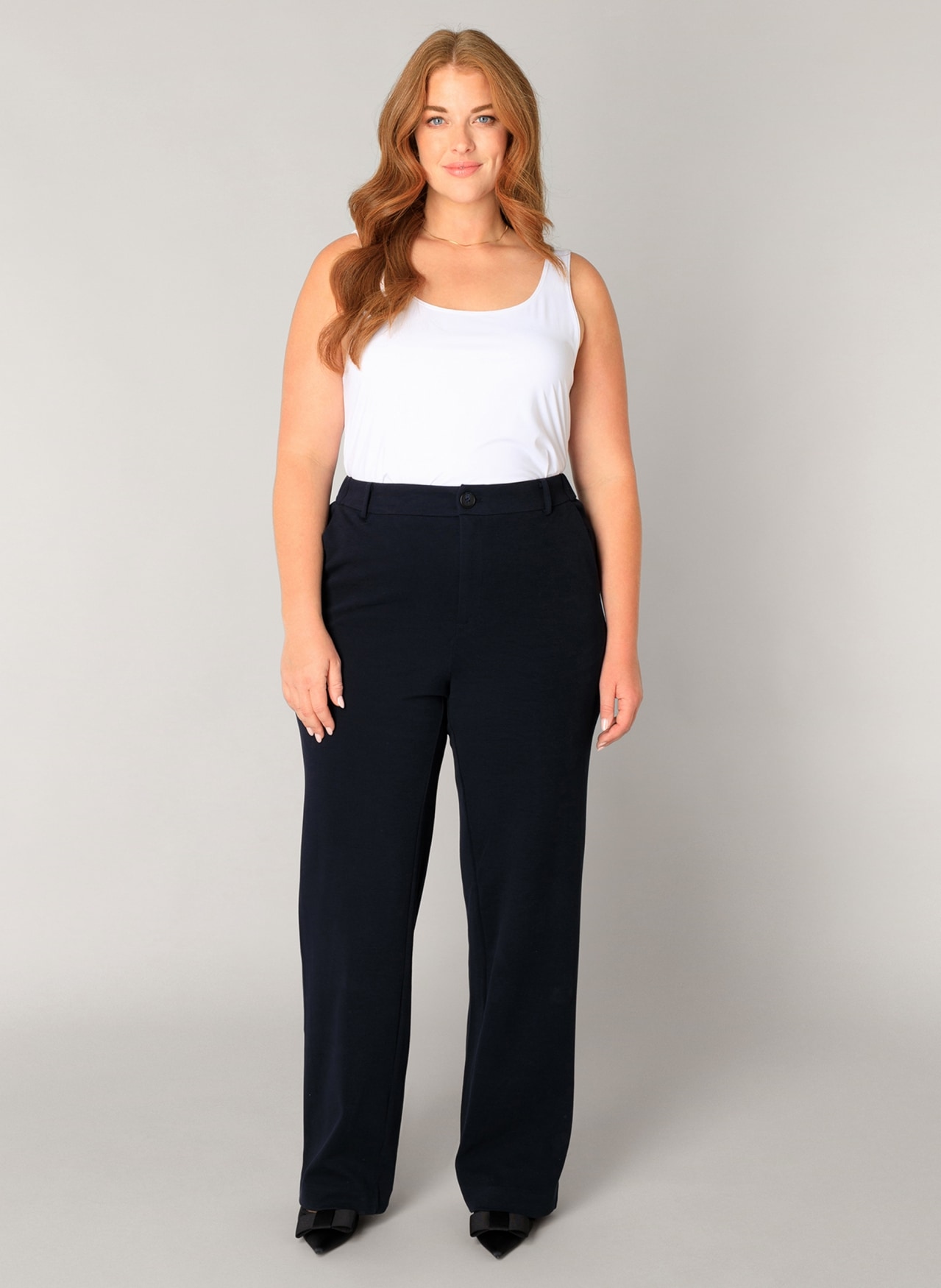 Base Level Curvy Stoffhose »Yorinthe«  mit elastischem Bund und Stretch
