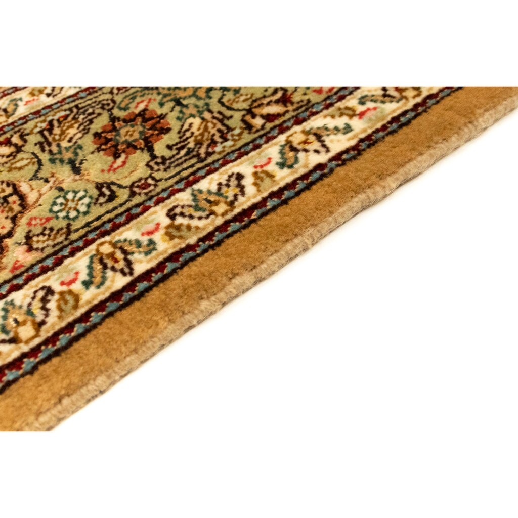 morgenland Teppich »Täbriz 50 Raj Teppich handgeknüpft braun«, rechteckig