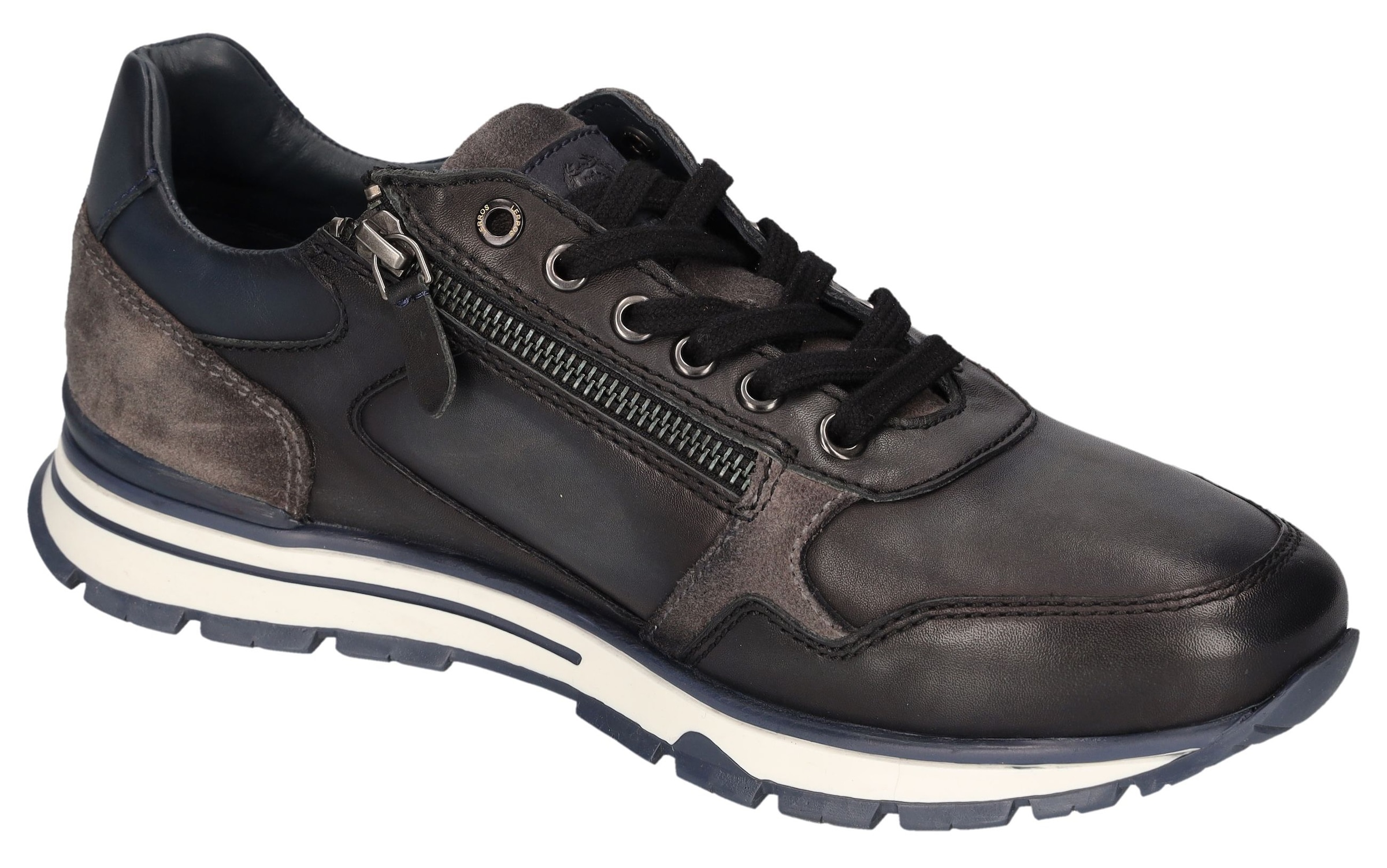 LERROS Sneaker, mit Reißverschluss, Schnürschuh, Freizeitschuh, Halbschuh