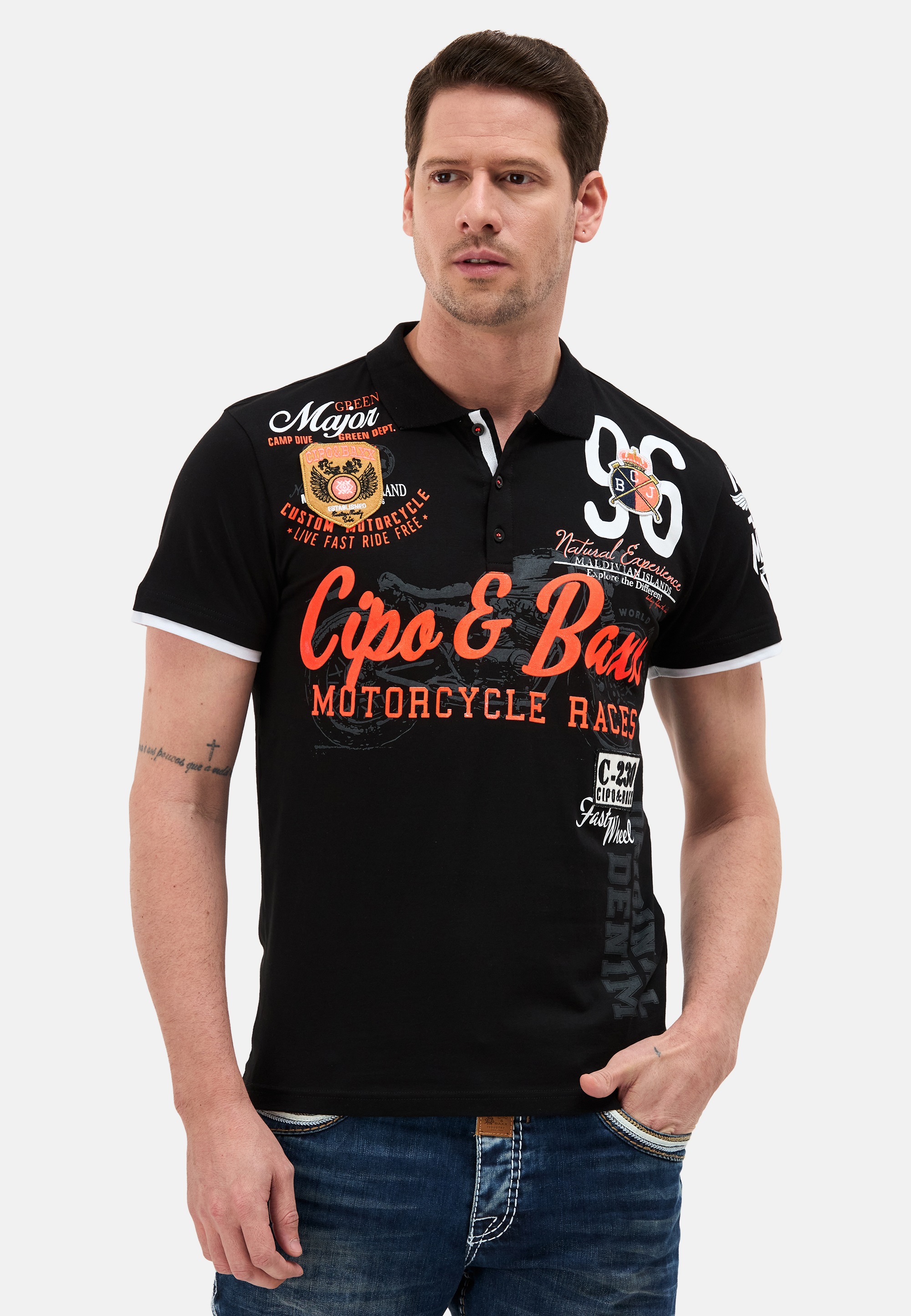 Cipo & Baxx Poloshirt günstig online kaufen
