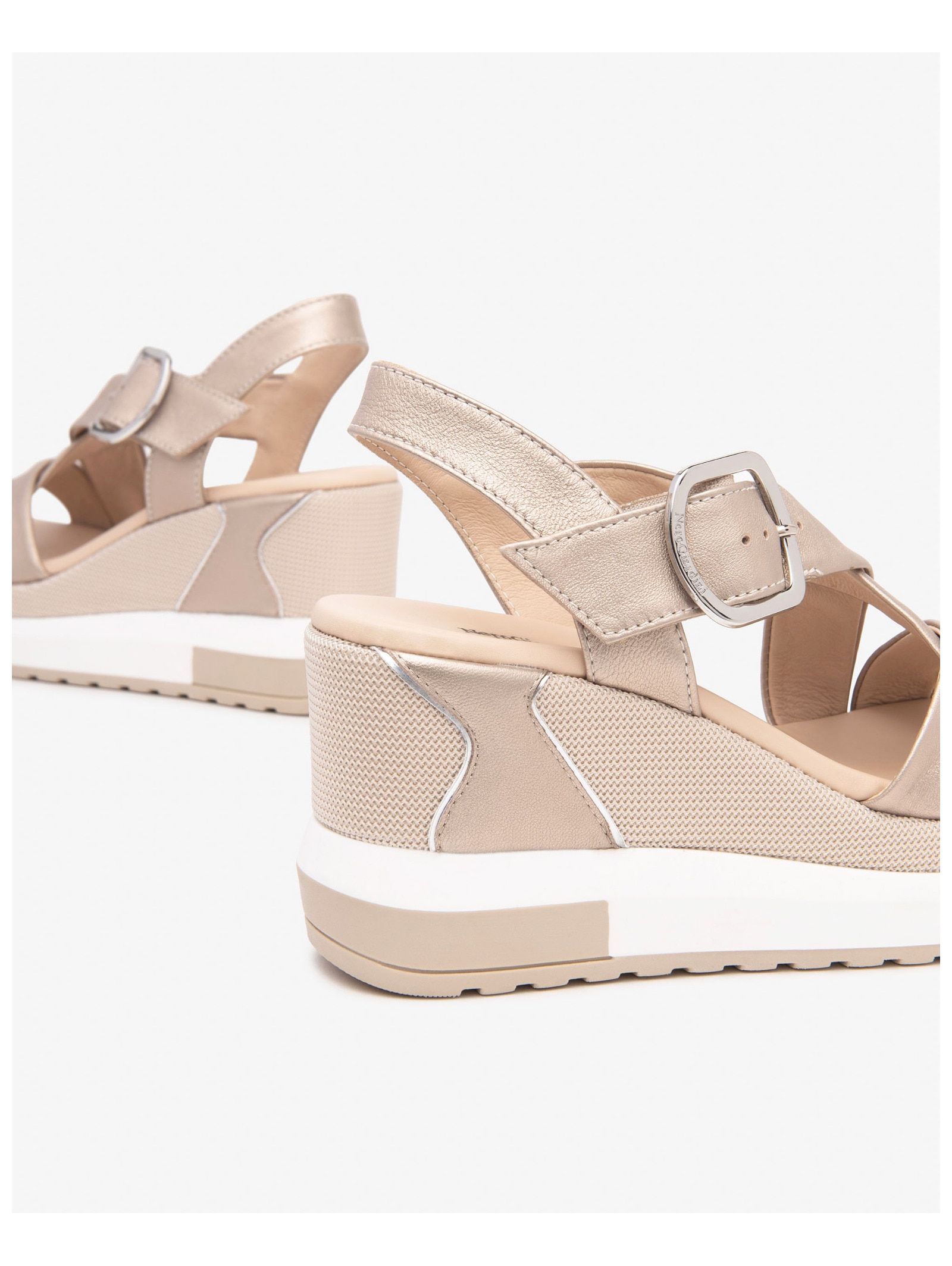 Nero Giardini Keilsandalette »Nero Giardini Sandalen Leder«