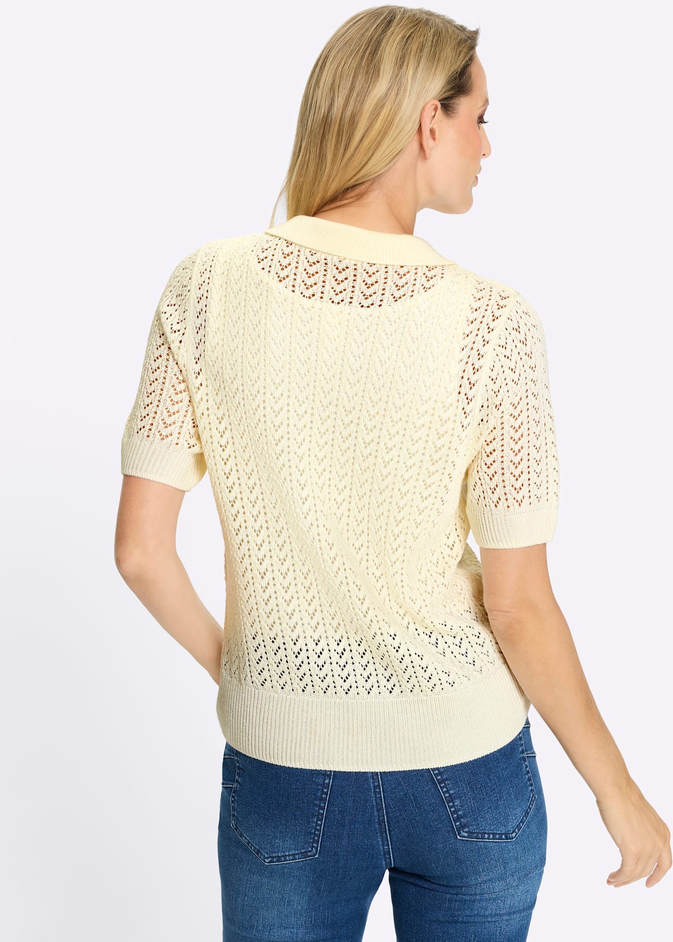 Thumbnail - heine Polokragenpullover "Ajour-Pullover"