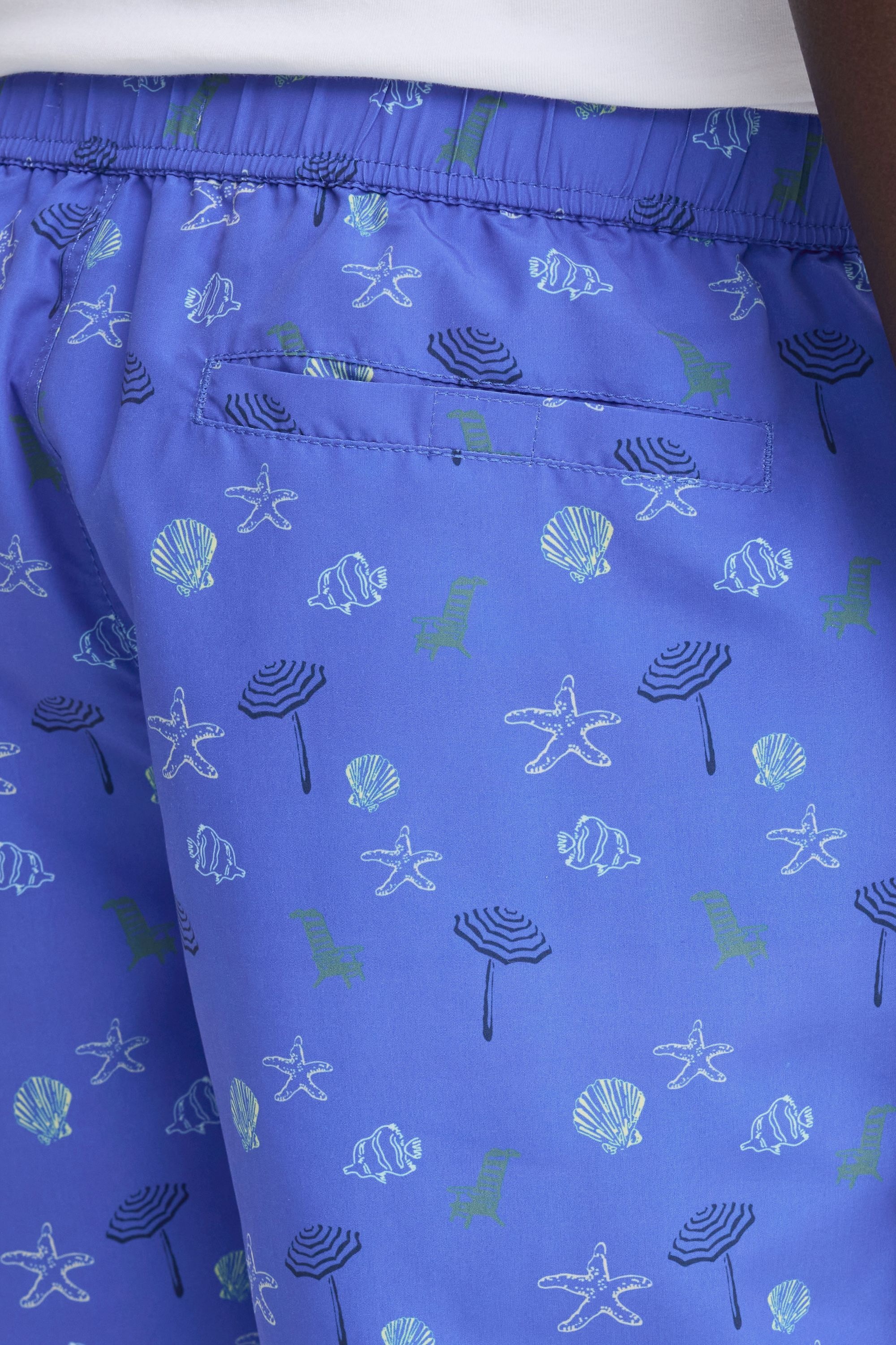 Blend Badeshorts »BHRingwar« Gemusterte Badeshorts mit elastischem Bund und Kordelzug