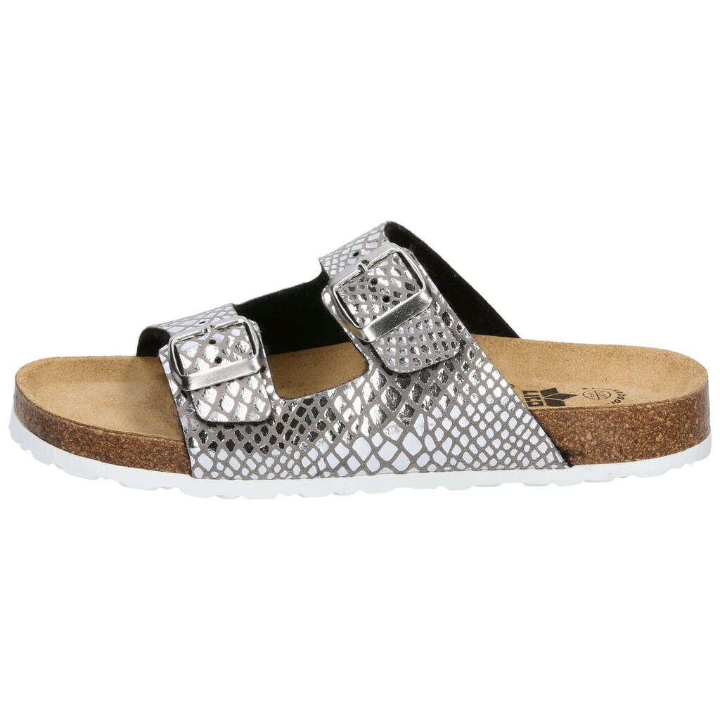 Lico Pantolette »Pantolette Natural Snake Soft«