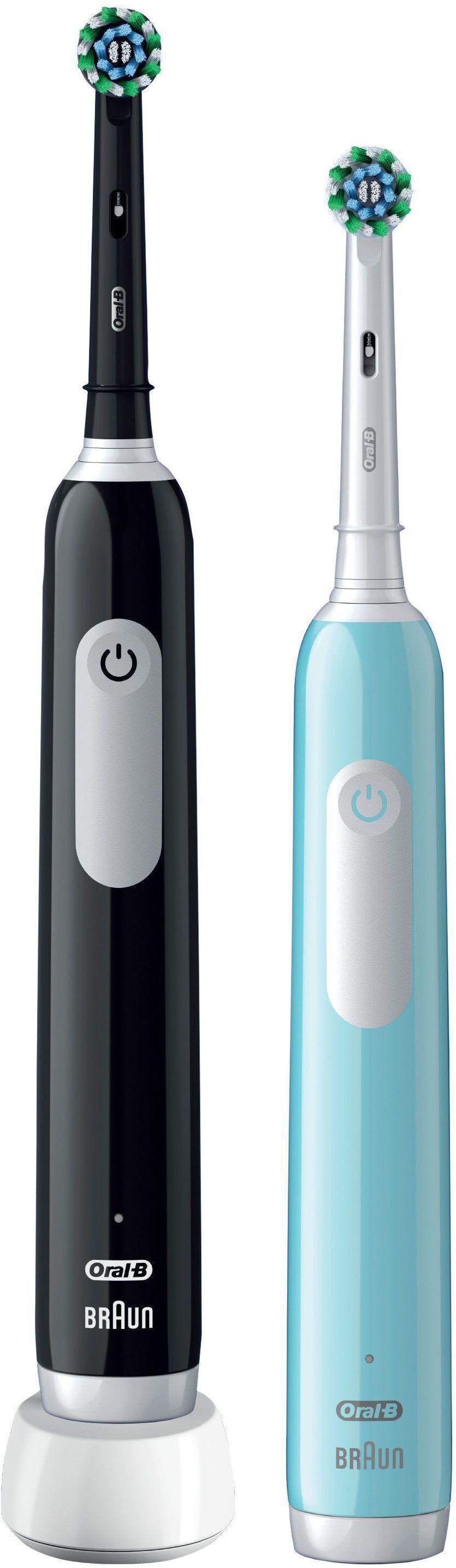 Oral-B Elektrische Zahnbürste »PRO Series 1 Doppelpack« 2 Stk. Aufsteckbürsten Drucksensor