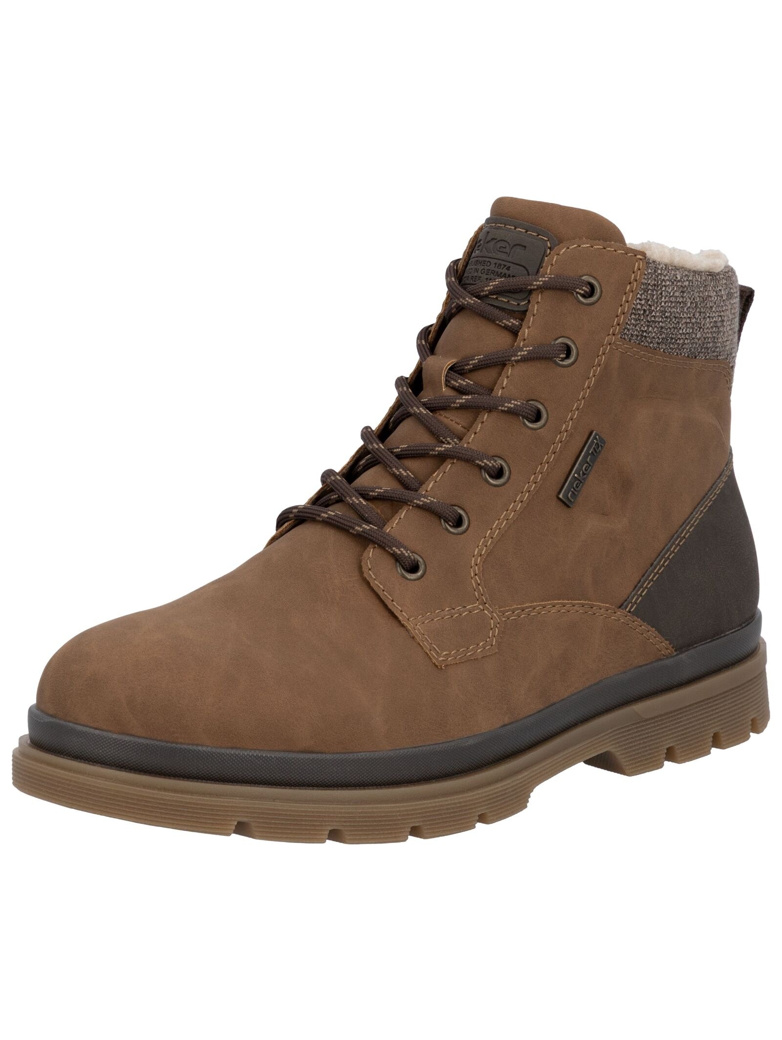 Rieker Schnürstiefelette "Rieker Stiefelette Lederimitat" günstig online kaufen