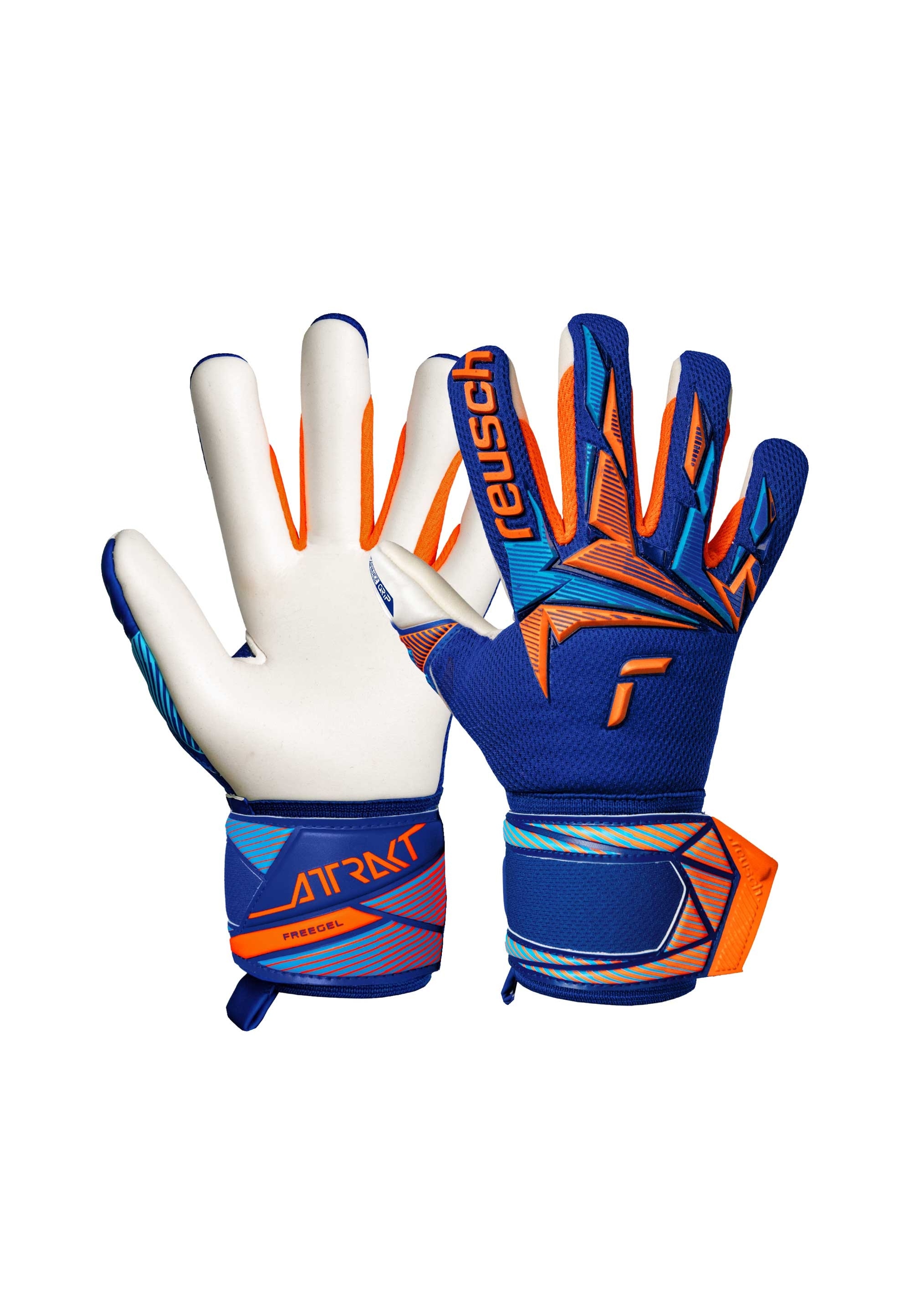 Reusch Torwarthandschuhe "Attrakt Freegel Advance Junior" mit atmungsaktiven Mesh-Einsätzen