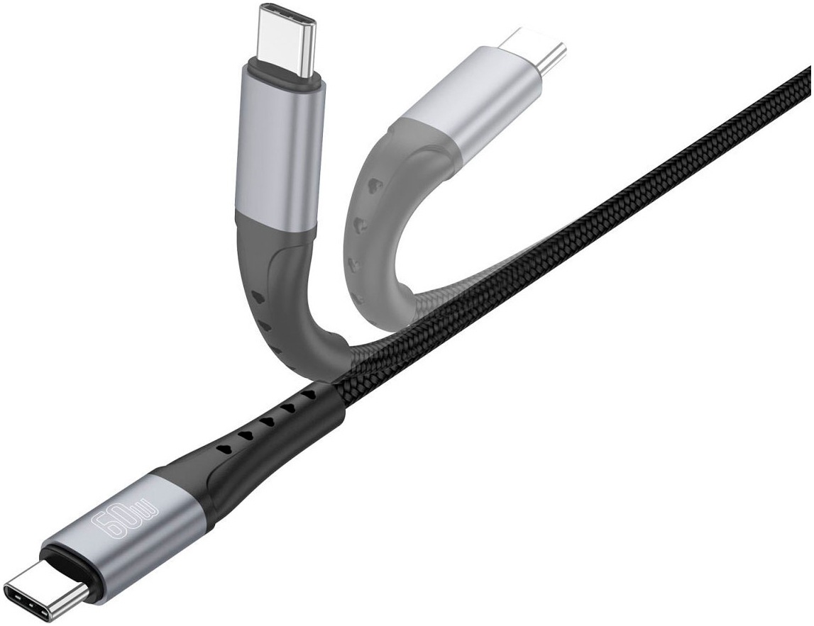 4smarts USB-Kabel »PrimeCord USB-C 60W«, USB Typ C-USB Typ C, 150,00 cm