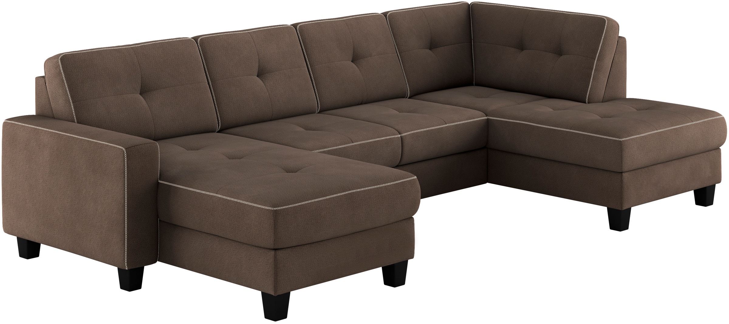 Home affaire Varese Sectional Sofa Brown 7