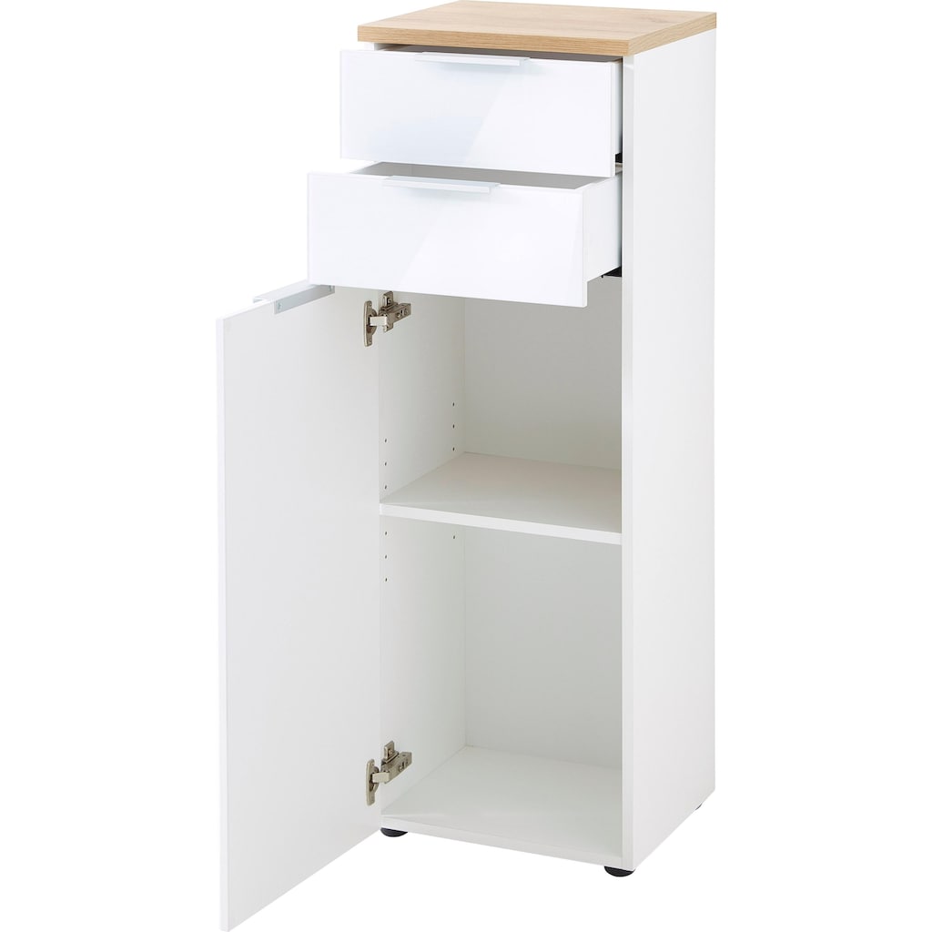 GERMANIA Midischrank »Pescara«, Front mit Glasauflage