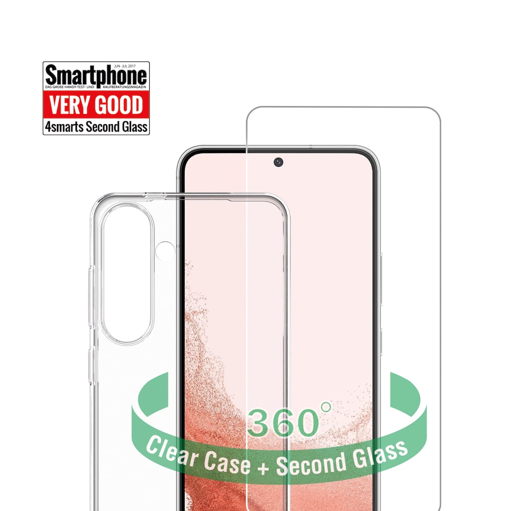 4smarts Handyhülle »360° Protection Set für Samsung Galaxy S24«