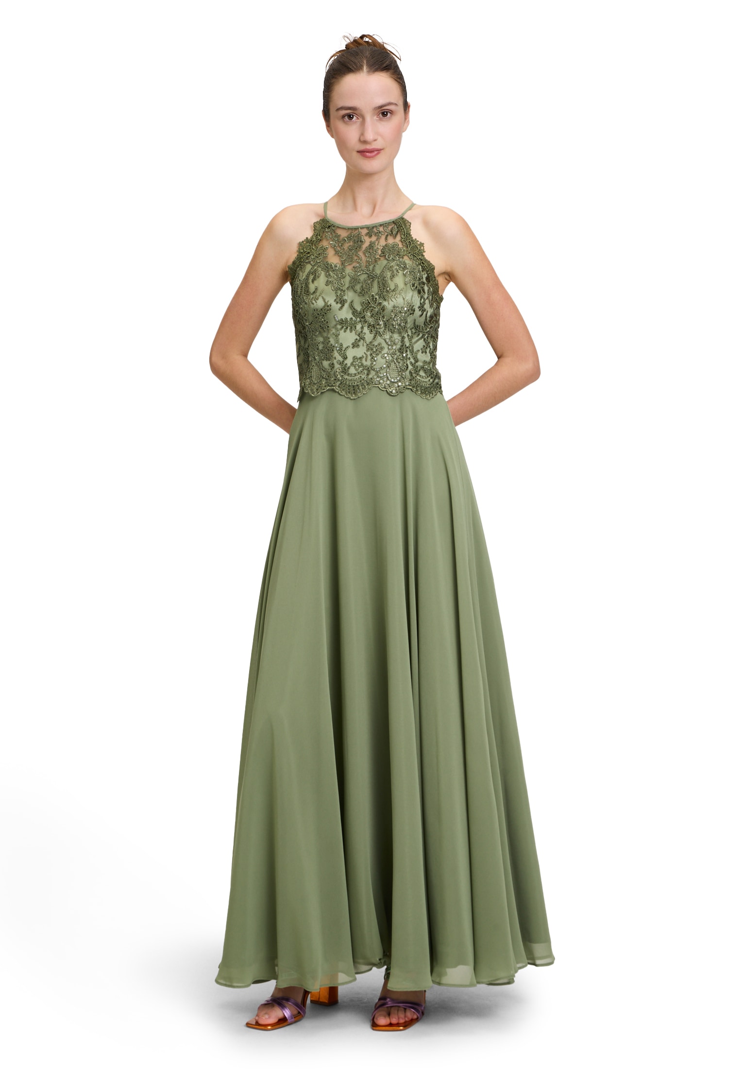 Vera Mont Abendkleid "Damen rückenfrei" Ohne Tasche Spitze günstig online kaufen