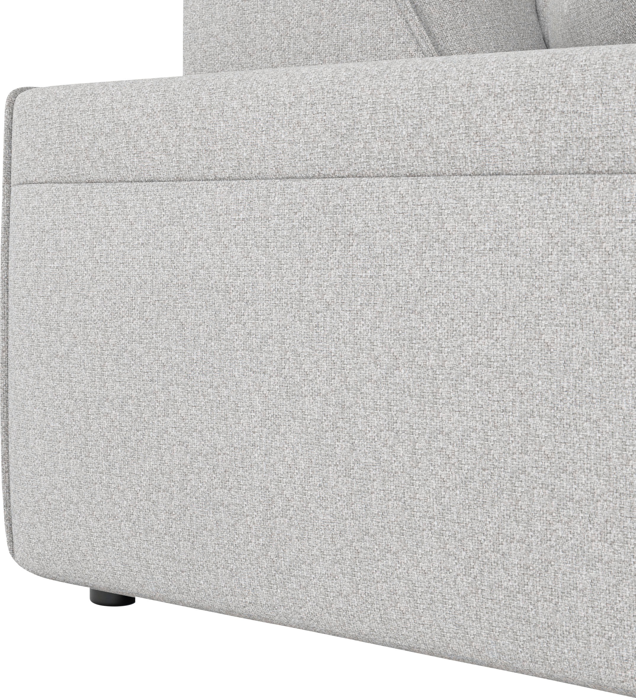 andas Ecksofa »Glimminge L-Form auch in Breitcord, Feincord + Easy care-Bezug,«, Breite 264, Zierkissen